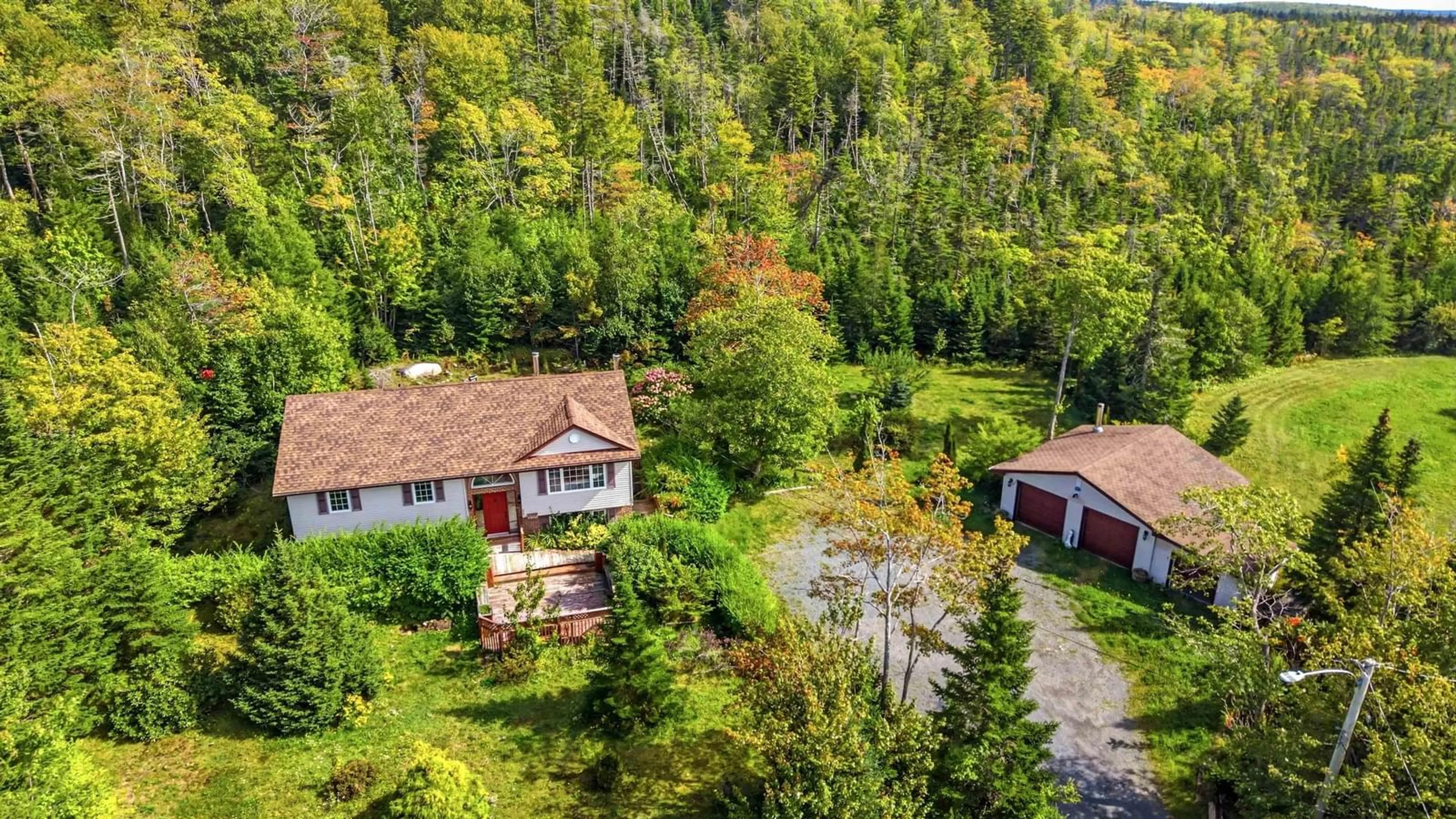 A pic from outside/outdoor area/front of a property/back of a property/a pic from drone, unknown for 38 Charles Meade Dr, Williamswood Nova Scotia B3V 1B4