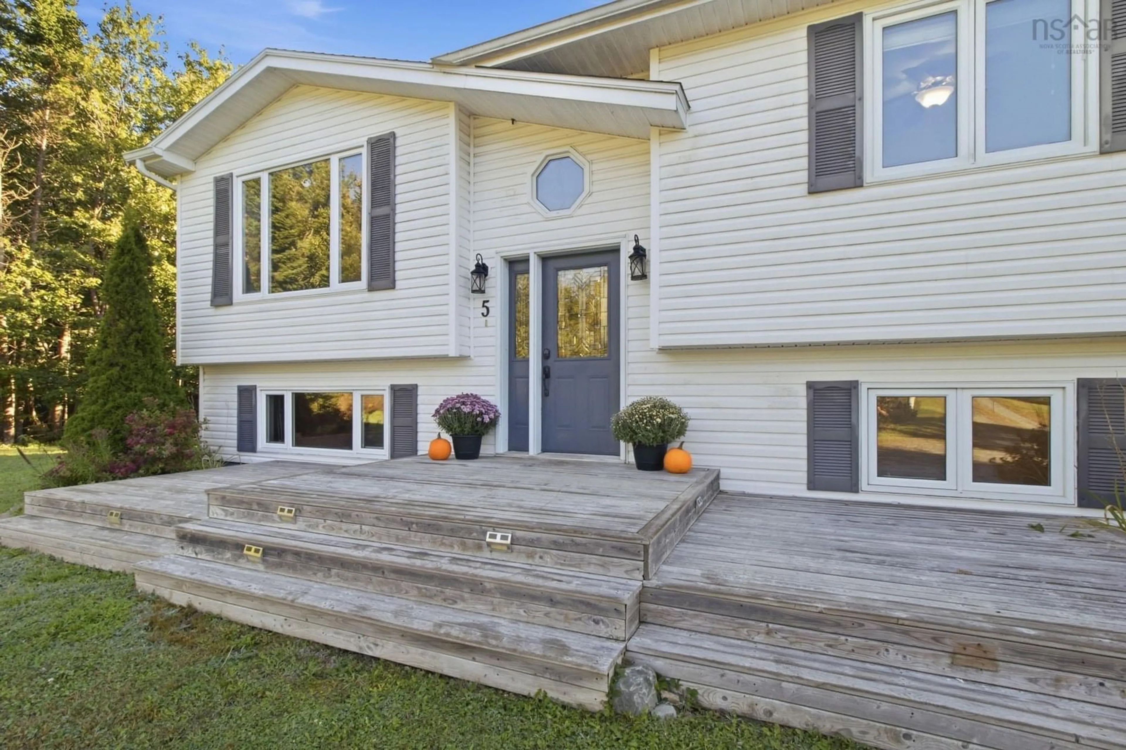 Home with vinyl exterior material, street for 5 Osprey Way, Lawrencetown Nova Scotia B2Z 1L9