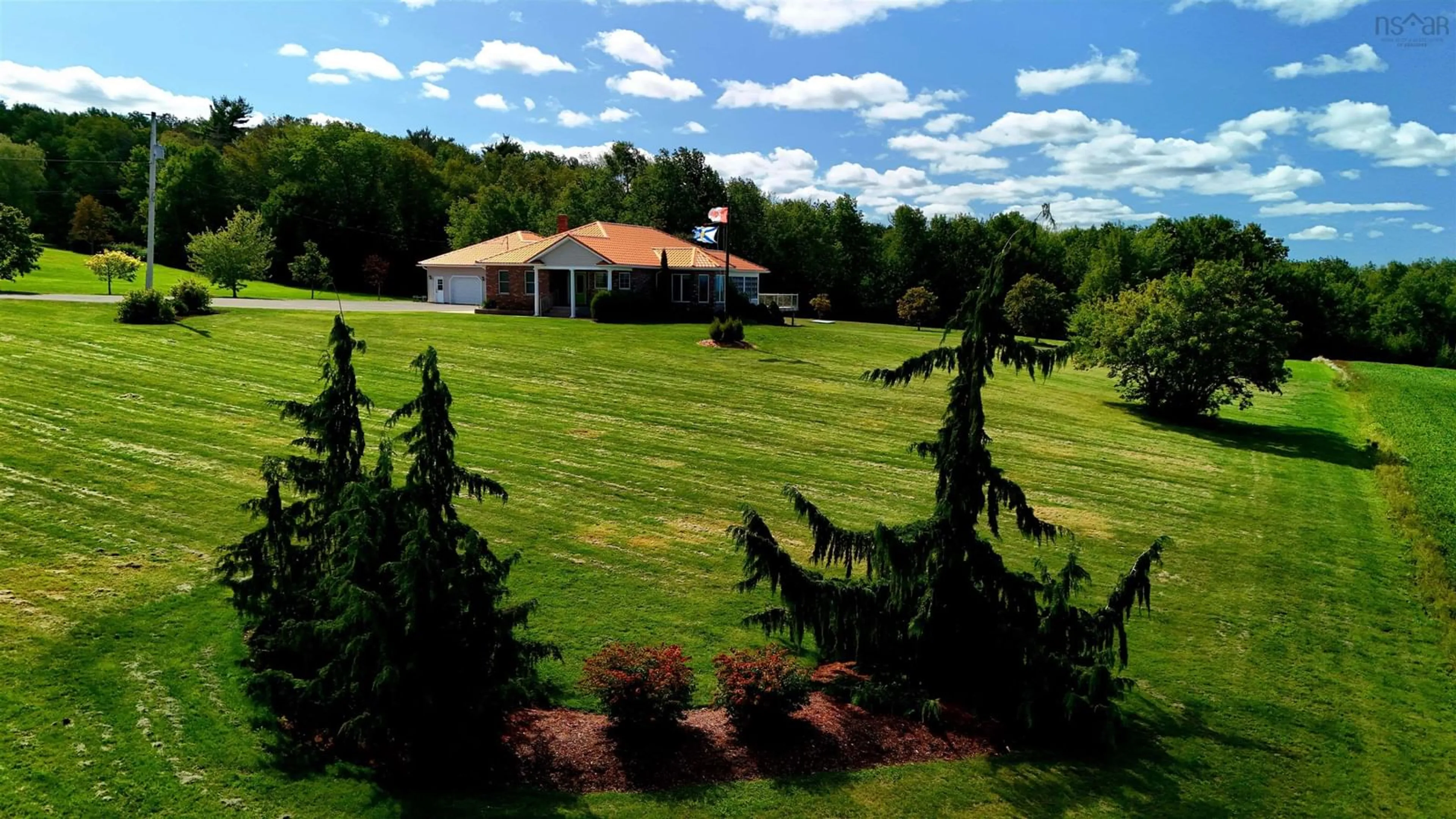 A pic from outside/outdoor area/front of a property/back of a property/a pic from drone, unknown for 1153 Lockhart Mountain Rd, Coldbrook Nova Scotia B4R 1C1