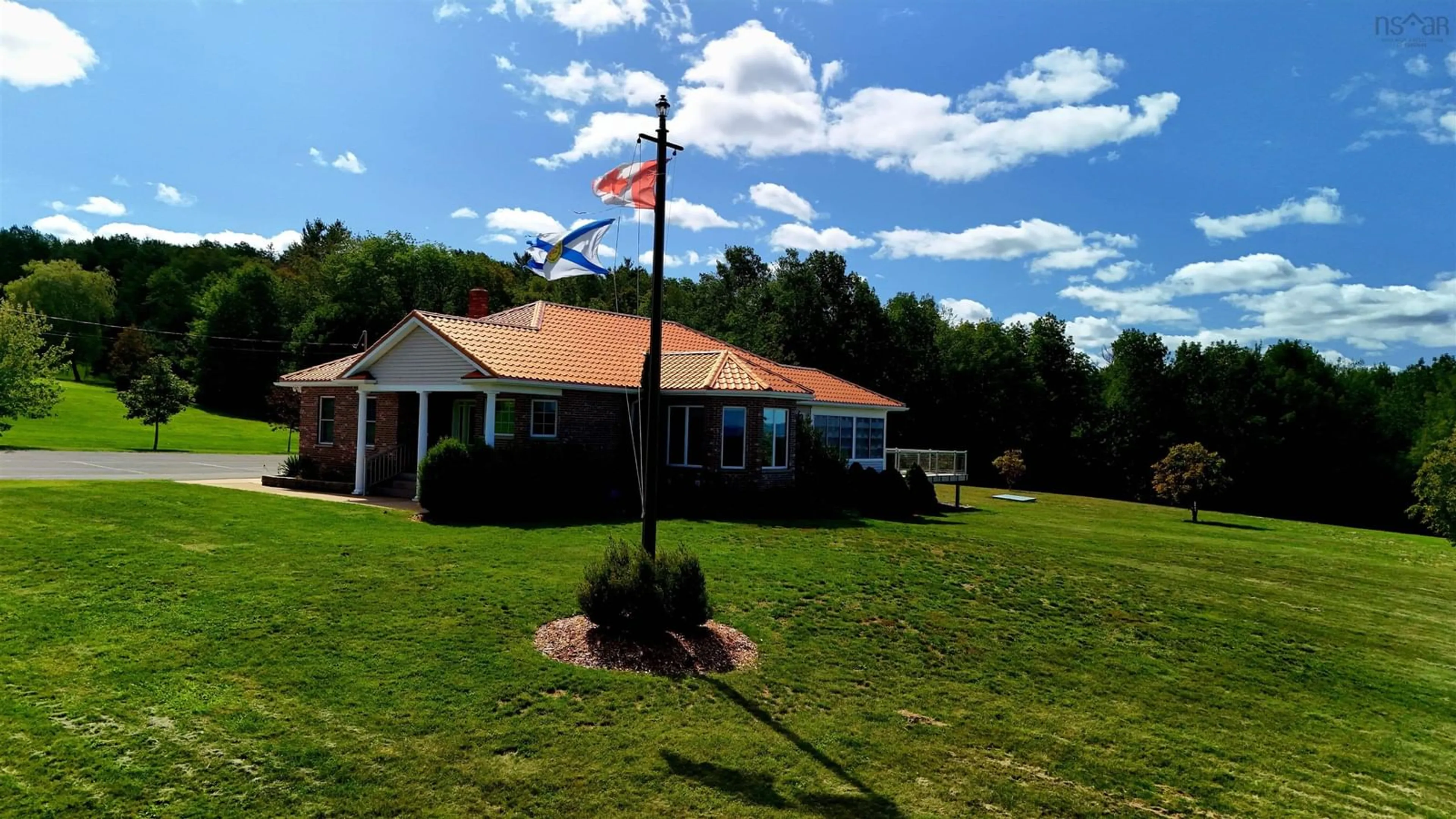 A pic from outside/outdoor area/front of a property/back of a property/a pic from drone, unknown for 1153 Lockhart Mountain Rd, Coldbrook Nova Scotia B4R 1C1