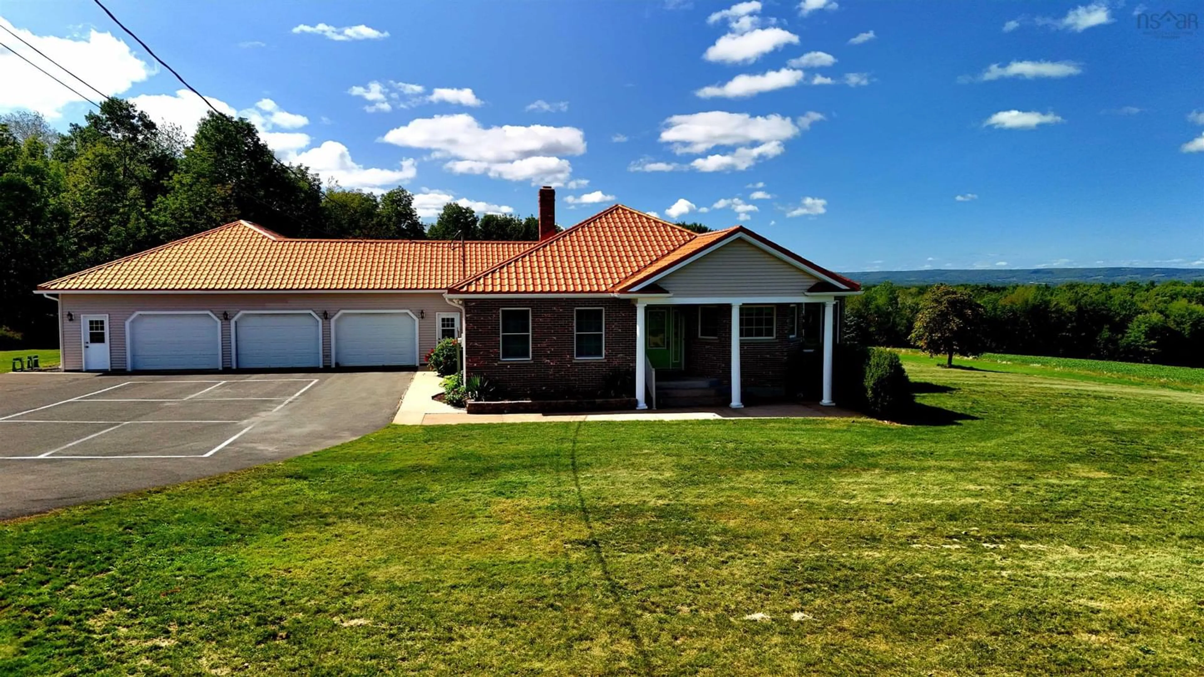 A pic from outside/outdoor area/front of a property/back of a property/a pic from drone, unknown for 1153 Lockhart Mountain Rd, Coldbrook Nova Scotia B4R 1C1