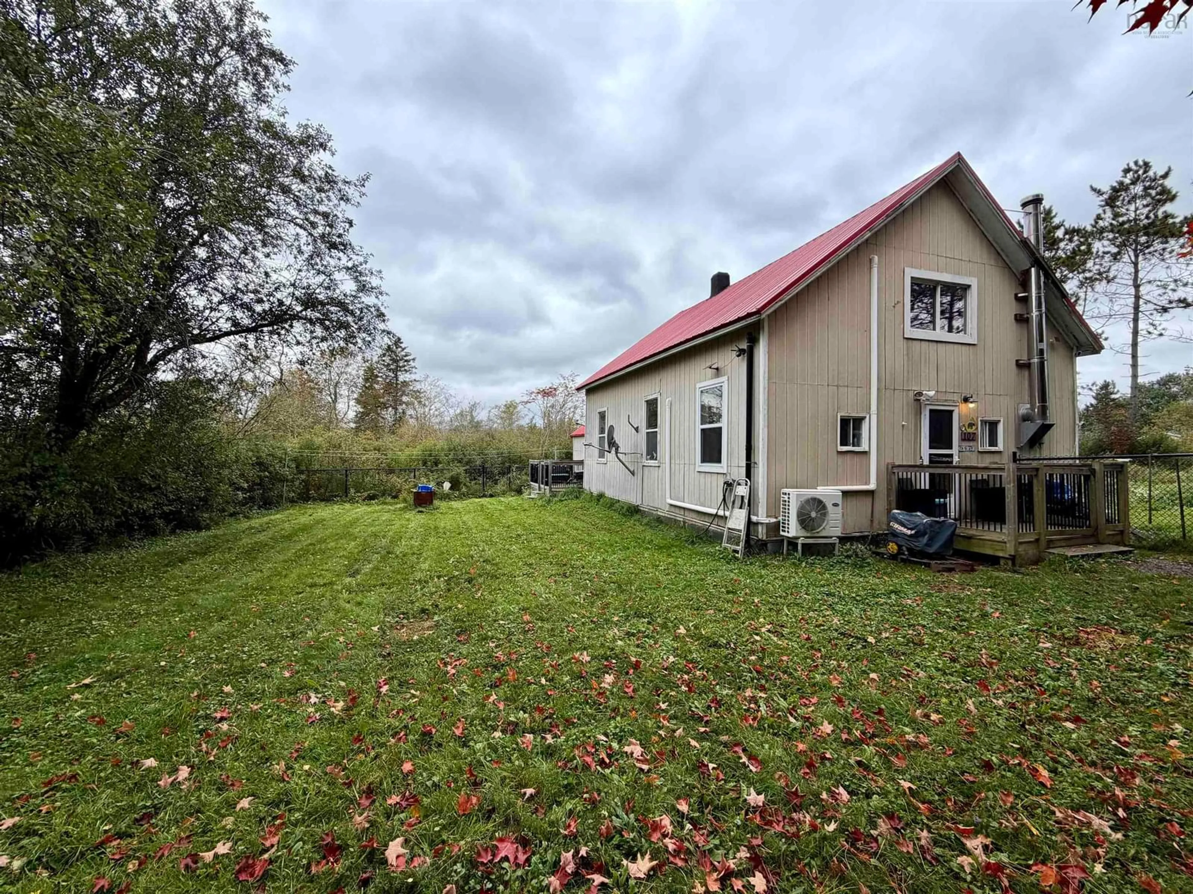 A pic from outside/outdoor area/front of a property/back of a property/a pic from drone, unknown for 107 Upper Pembroke Rd, Pembroke Nova Scotia B0N 2P0