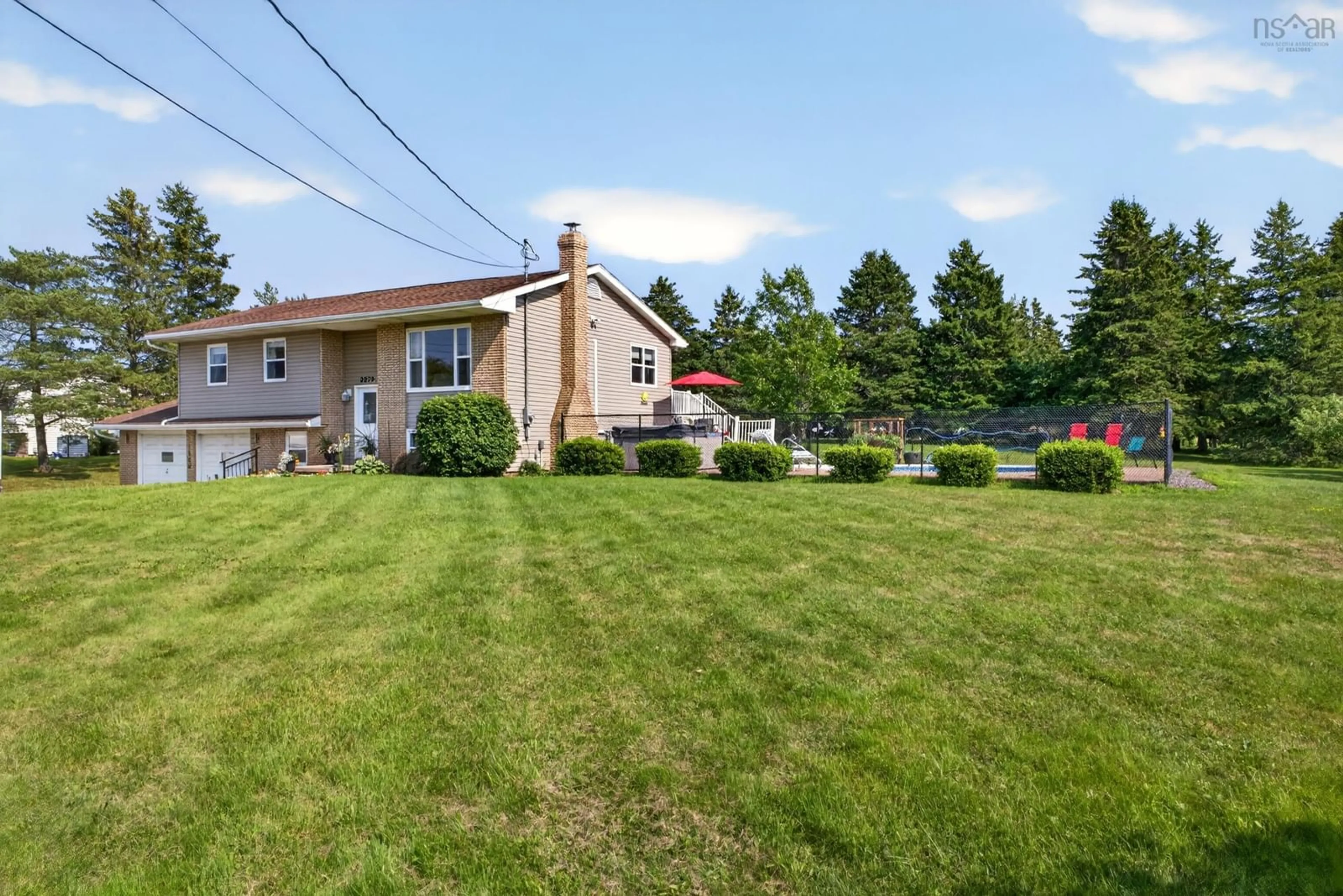A pic from outside/outdoor area/front of a property/back of a property/a pic from drone, street for 2379 Church St, Westville Nova Scotia B0K 2A0