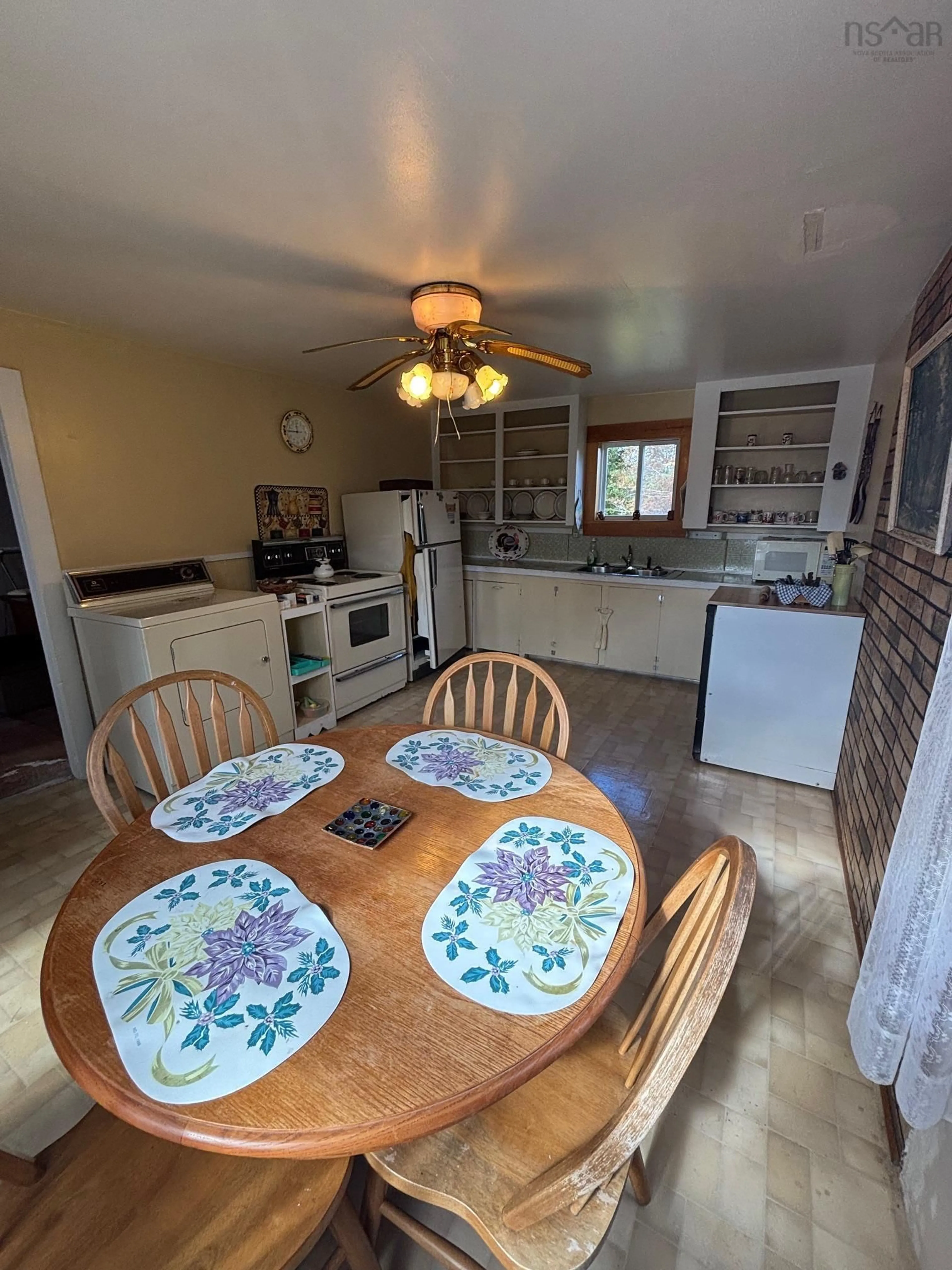 Dining room, ceramic/tile floor for 848 Malay Falls Lochaber Mines Rd, Lochaber Nova Scotia B0J 3B0
