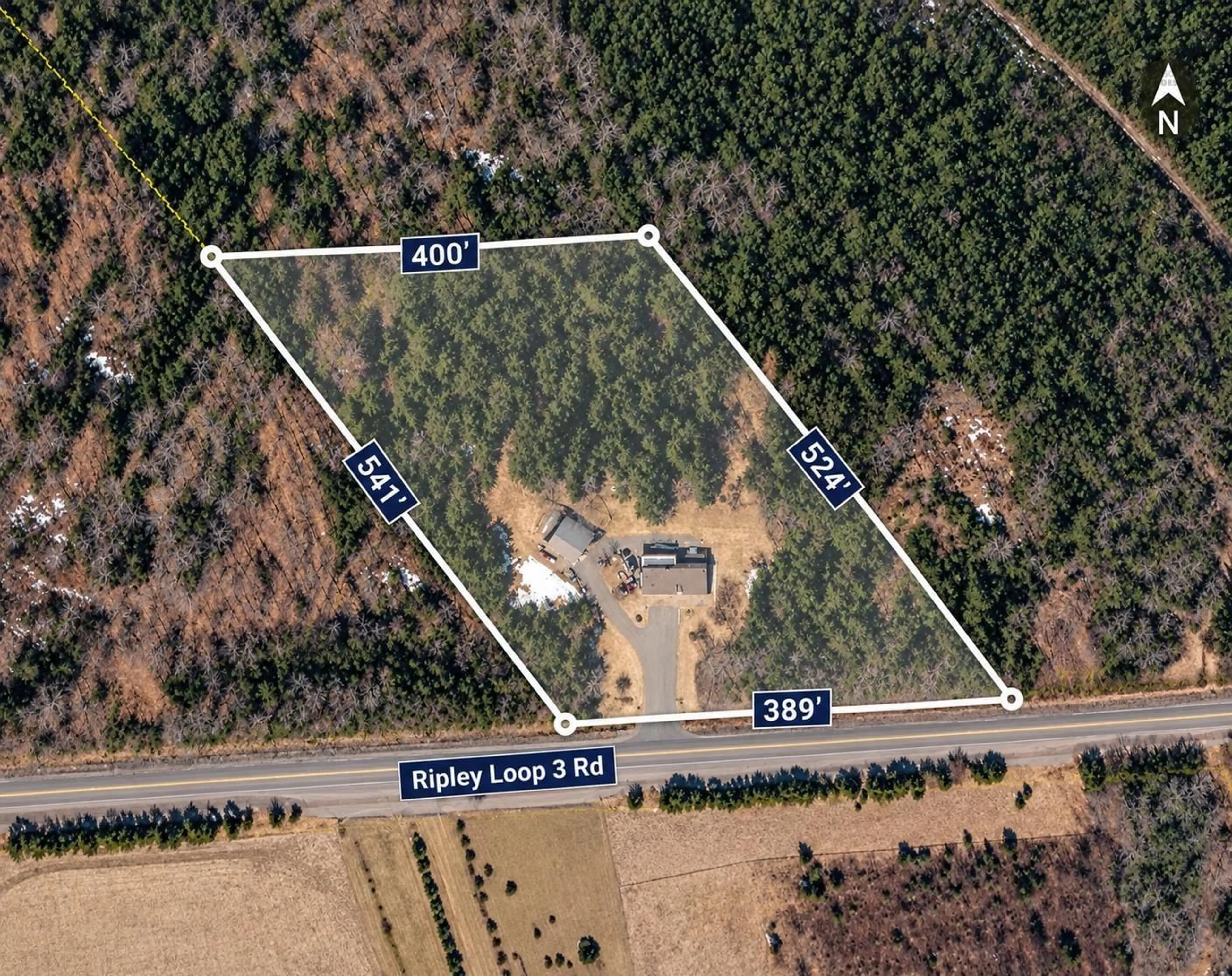 A pic from outside/outdoor area/front of a property/back of a property/a pic from drone, building for 463 Ripley Rd, Truemanville Nova Scotia B4H 3Y2