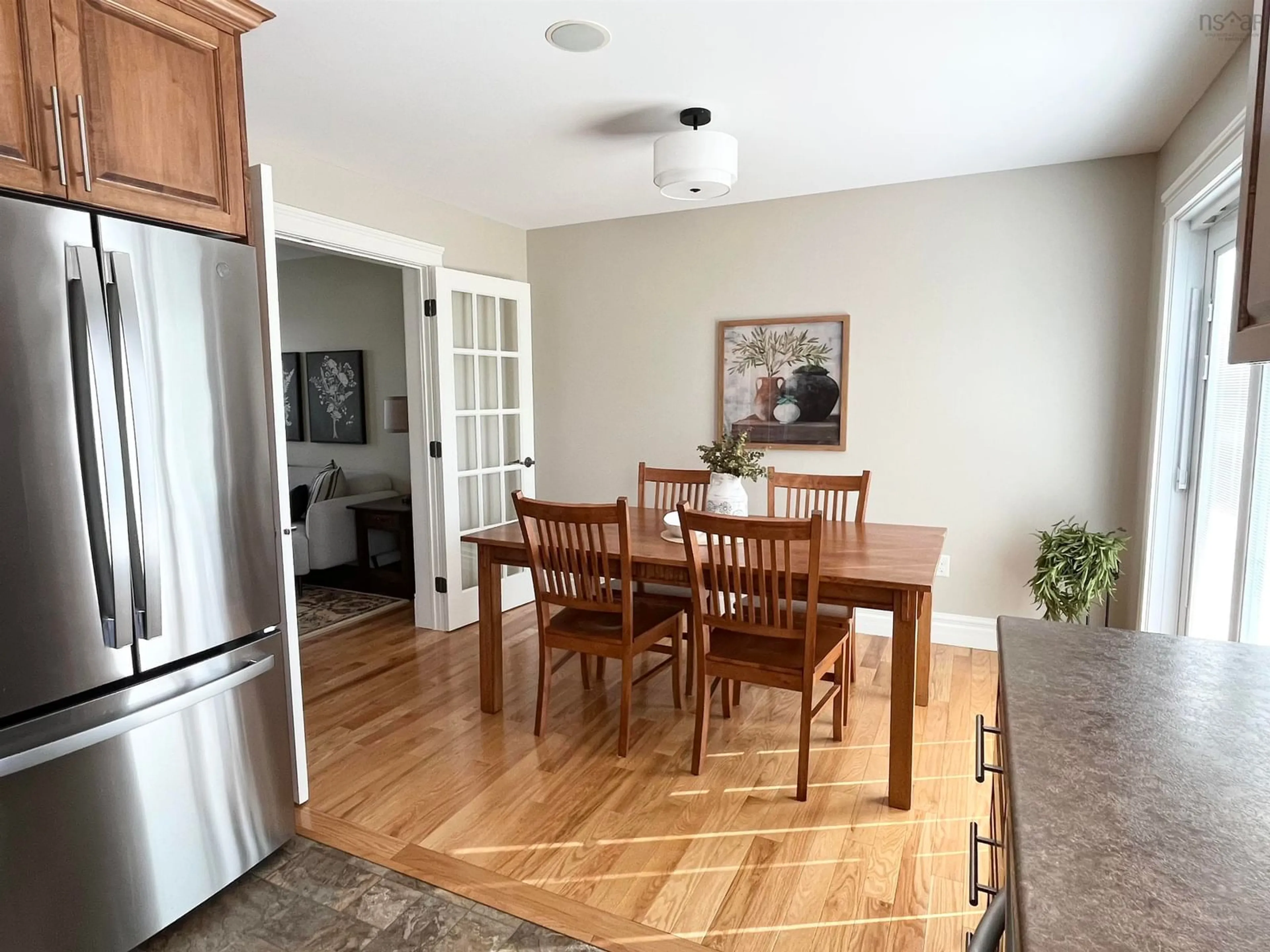 Dining room, wood/laminate floor for 35 Iron Crt, Middle Sackville Nova Scotia B4E 0B9