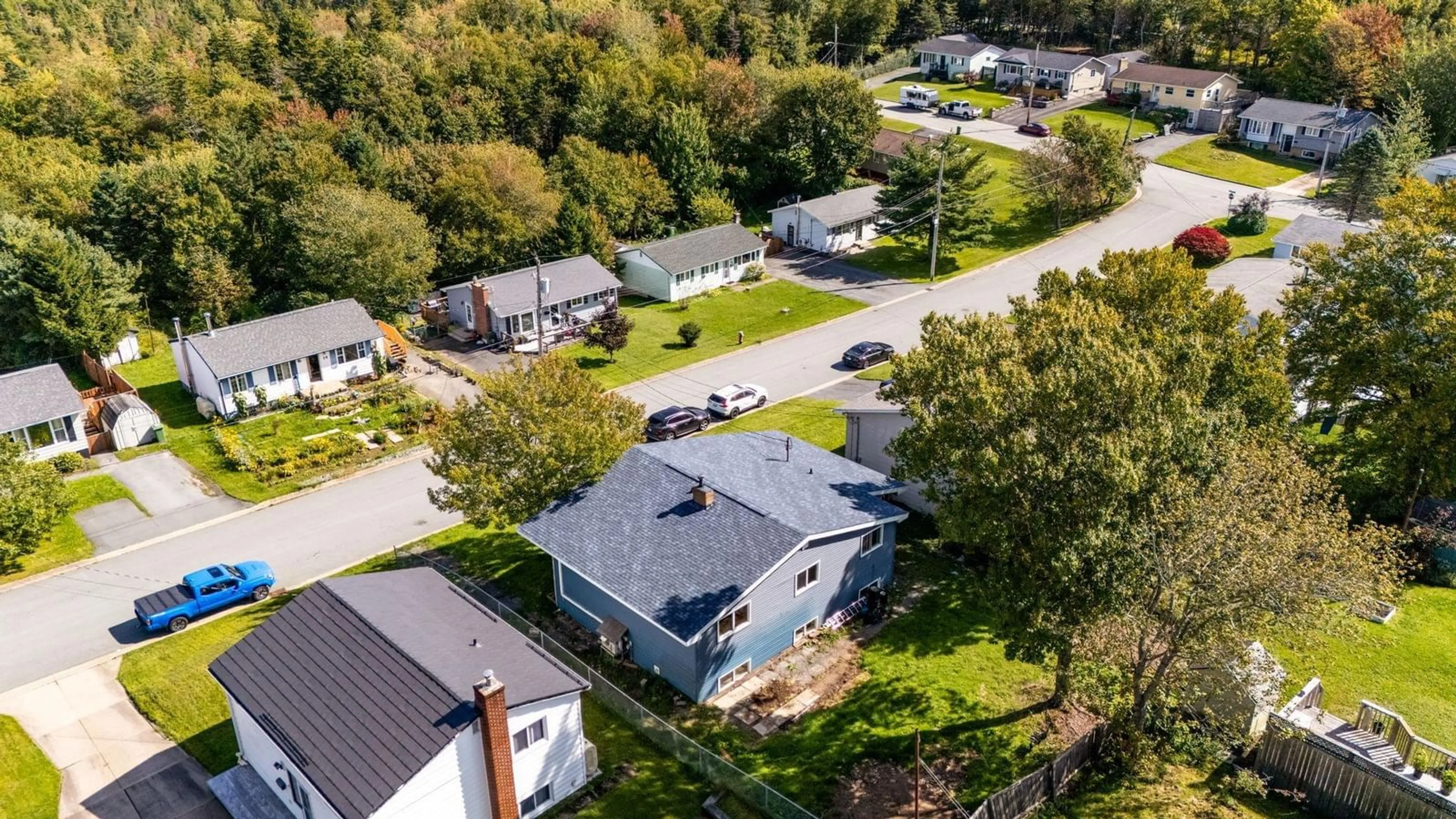 A pic from outside/outdoor area/front of a property/back of a property/a pic from drone, street for 33 Terra Nova Ave, Lake Loon Nova Scotia B2W 3P9