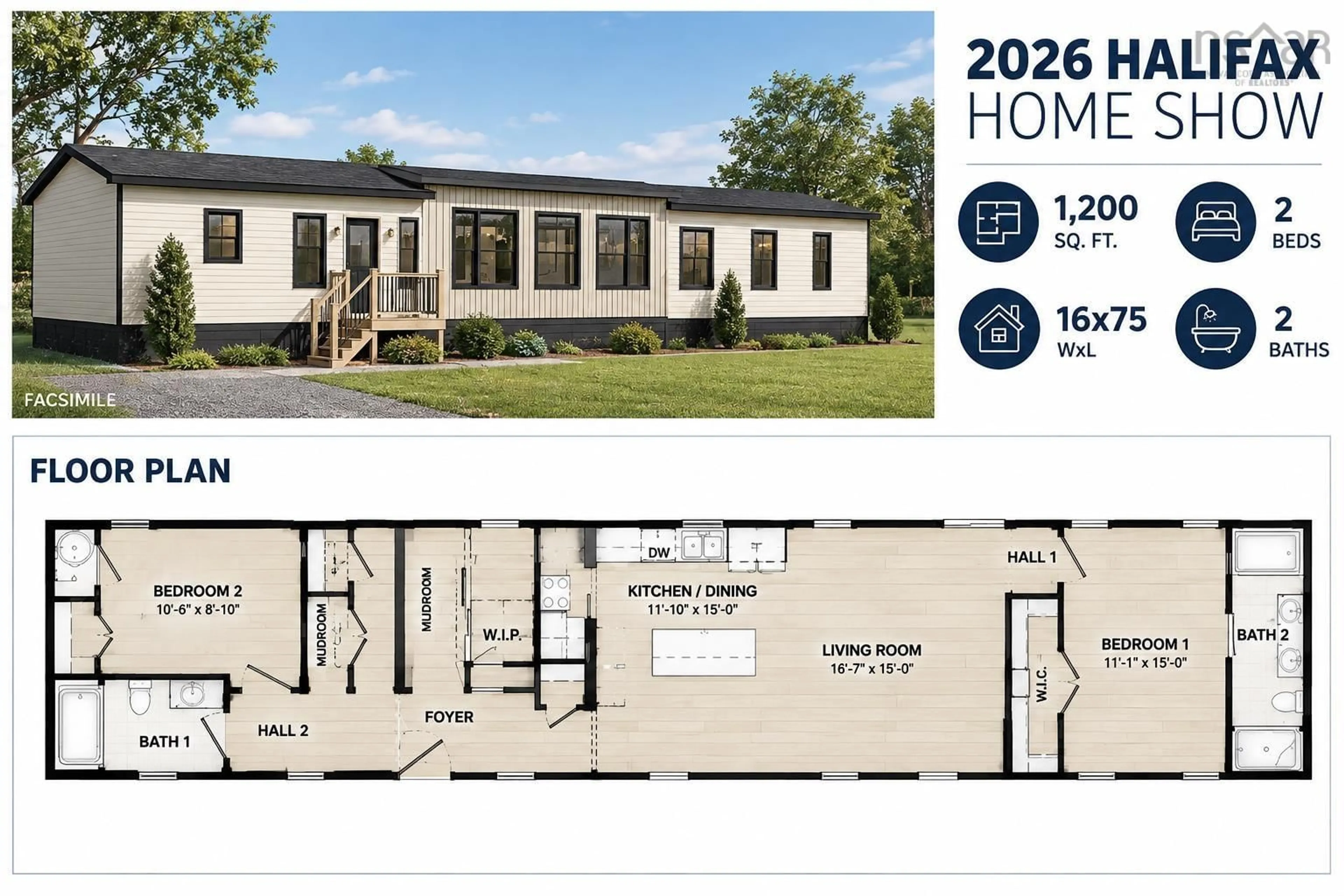 Floor plan for 519 Conway Dr #Lot, Elmsdale Nova Scotia B4B 0H4