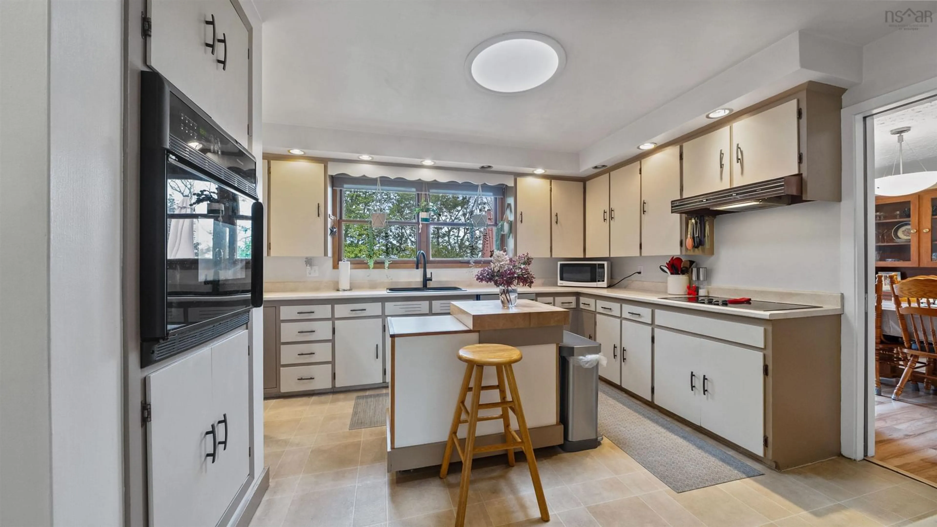 Contemporary kitchen, ceramic/tile floor for 7 Lakeview Dr, Windsor Nova Scotia B0N 2T0