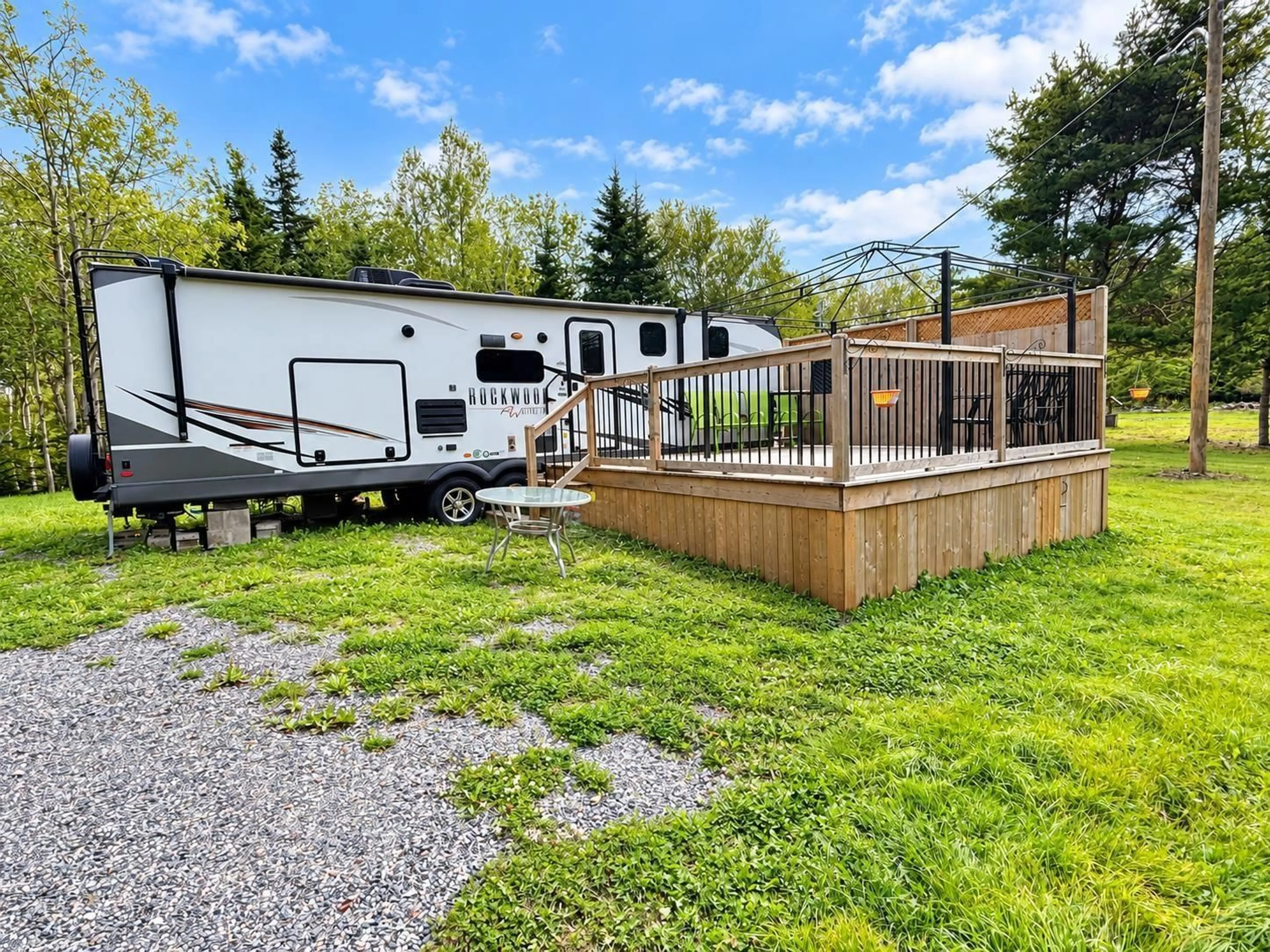 A pic from outside/outdoor area/front of a property/back of a property/a pic from drone, mountain view for 215 Scotch Lake Rd, Georges River Nova Scotia B1Y 3V5