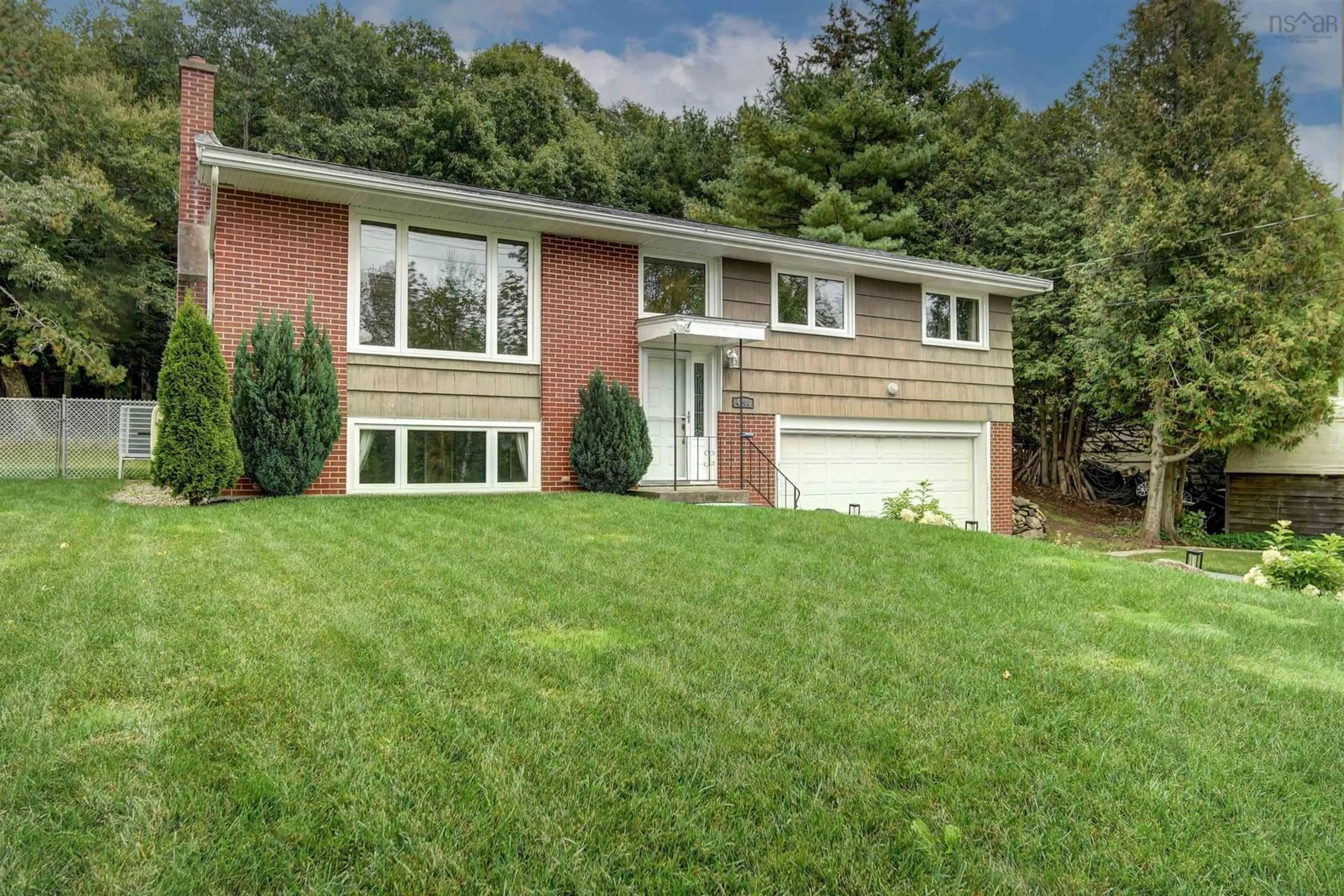 Home with brick exterior material, street for 4200 Highway 2, Wellington Nova Scotia B2T 1A3