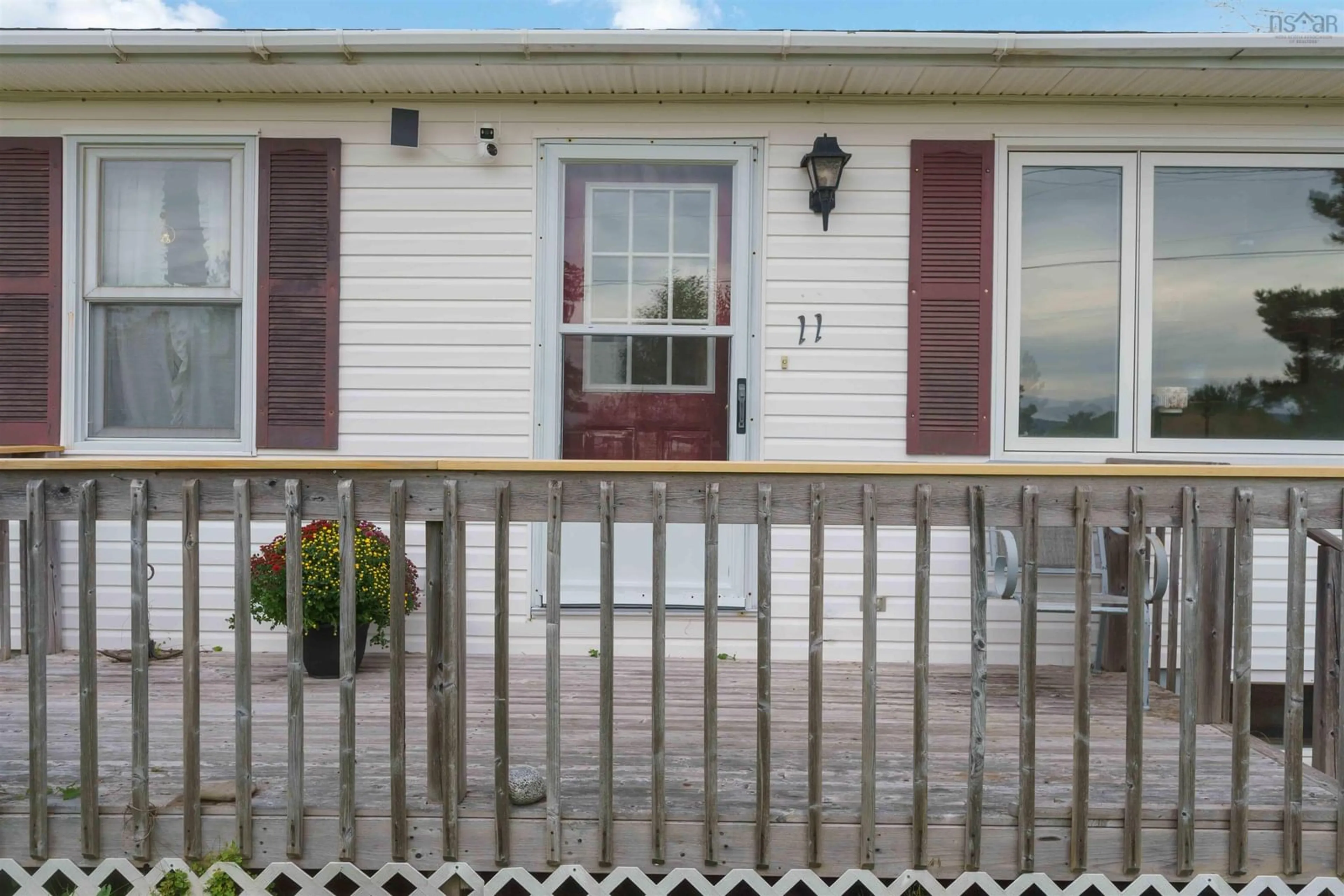 Home with vinyl exterior material, street for 11 Green Lane, Falmouth Nova Scotia B0P 1P0