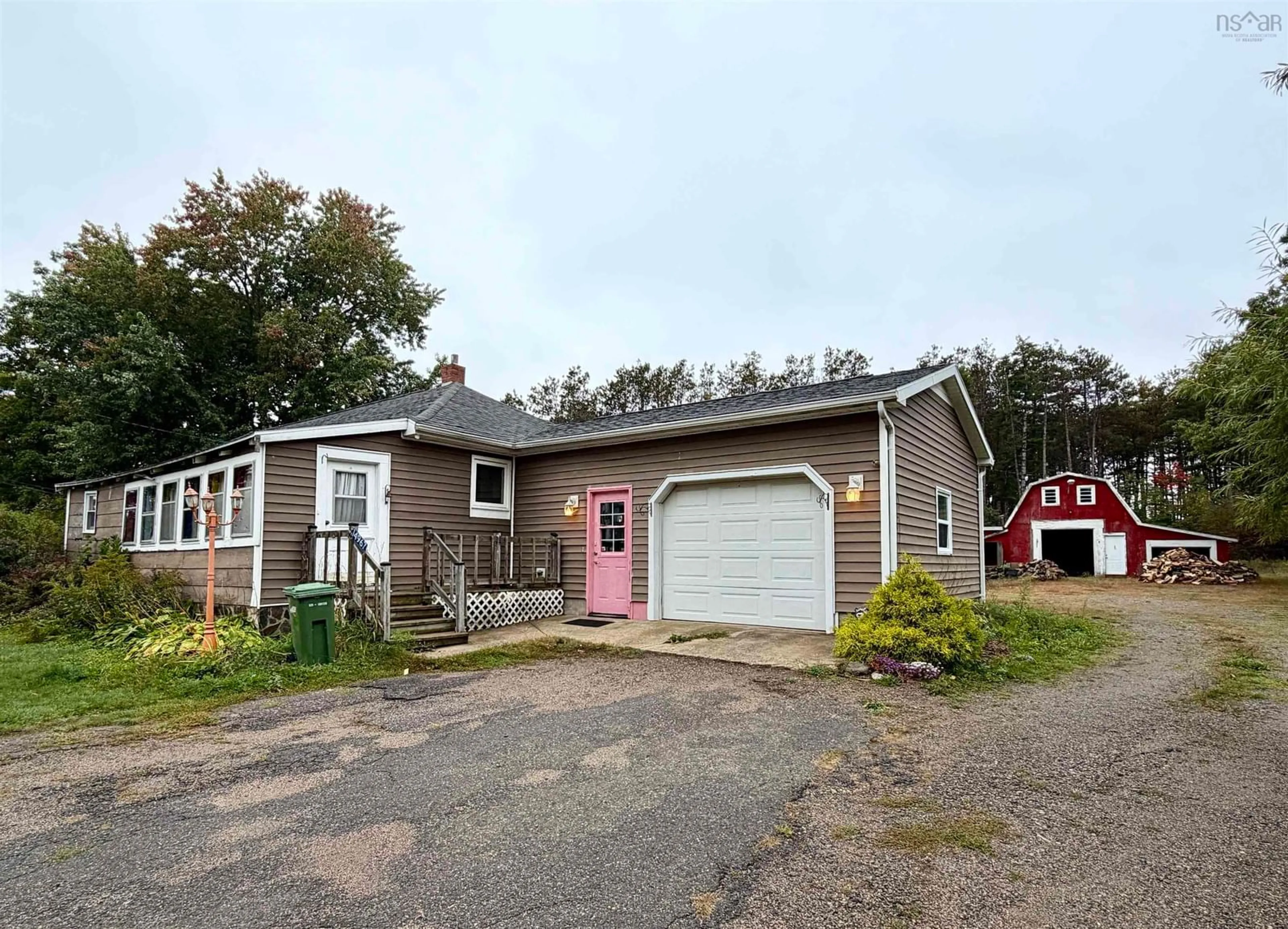 A pic from outside/outdoor area/front of a property/back of a property/a pic from drone, street for 14967 Highway 1, Wilmot Nova Scotia B0P 1W0
