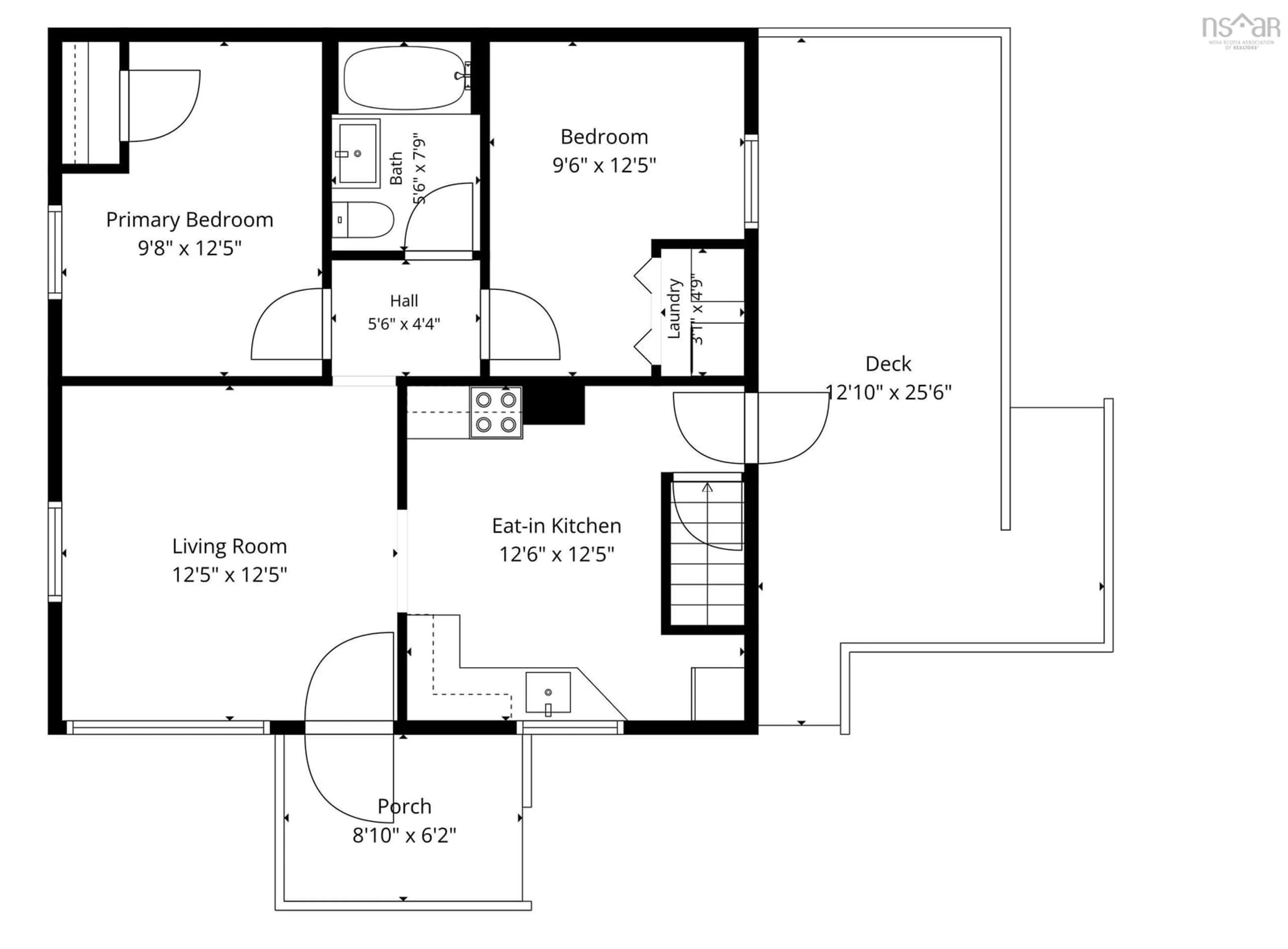 Floor plan for 46 Adelaide Avenue, Halifax Nova Scotia B3N 2N6