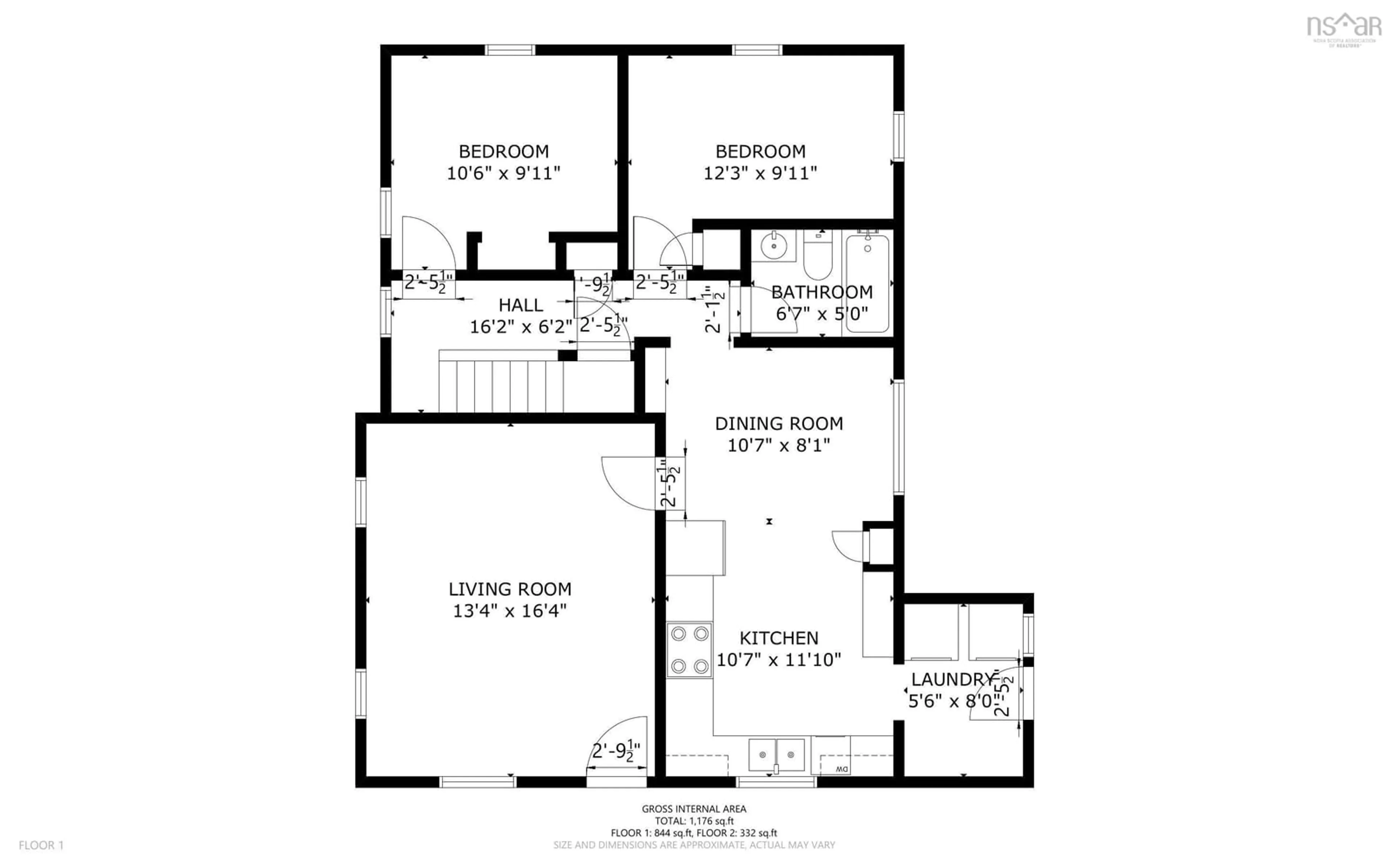 Floor plan for 1305 Ridge Rd, Wolfville Ridge Nova Scotia B4P 2R1