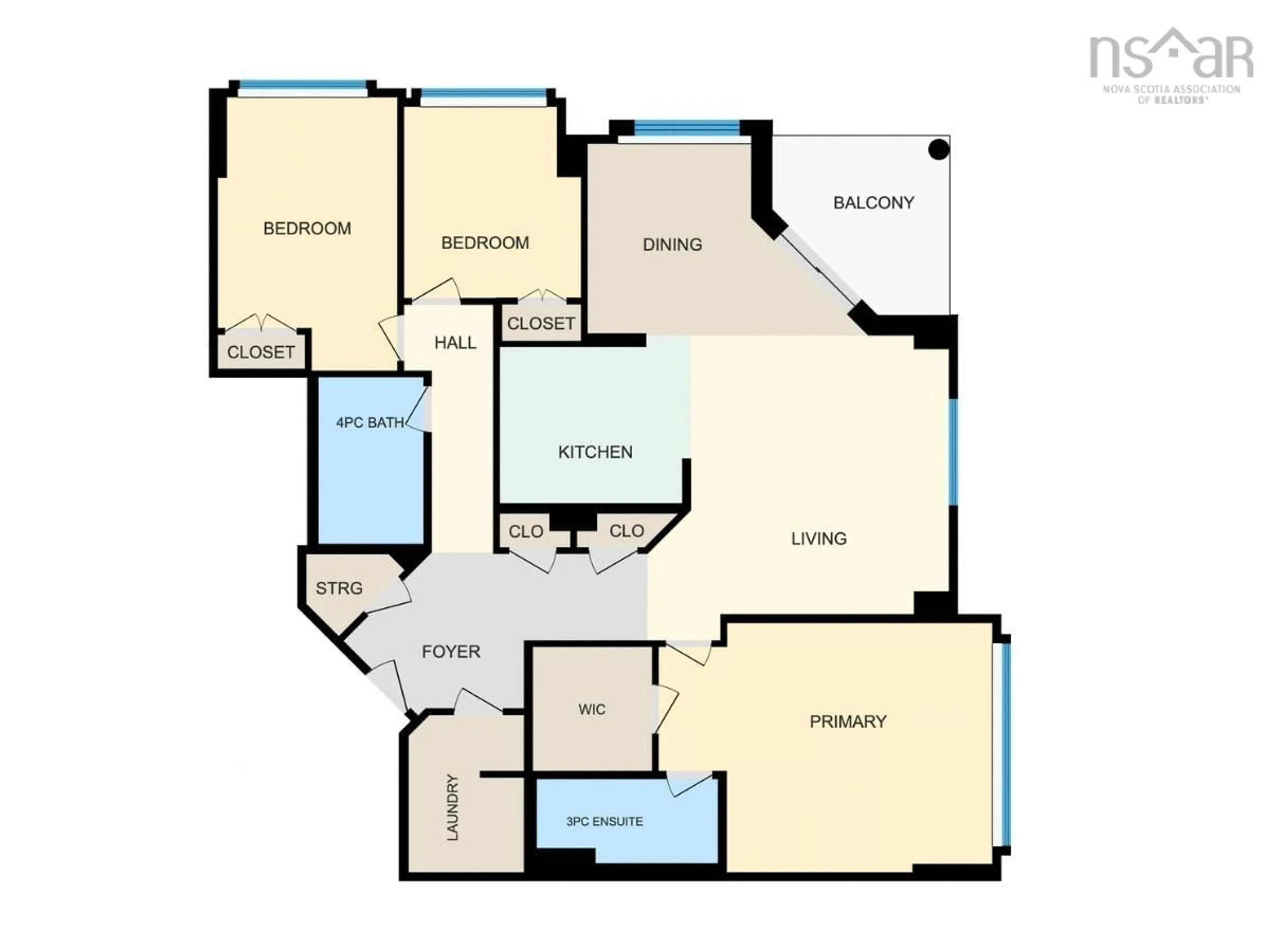 Floor plan for 2677 Gladstone St #712, Halifax Nova Scotia B3K 0A3