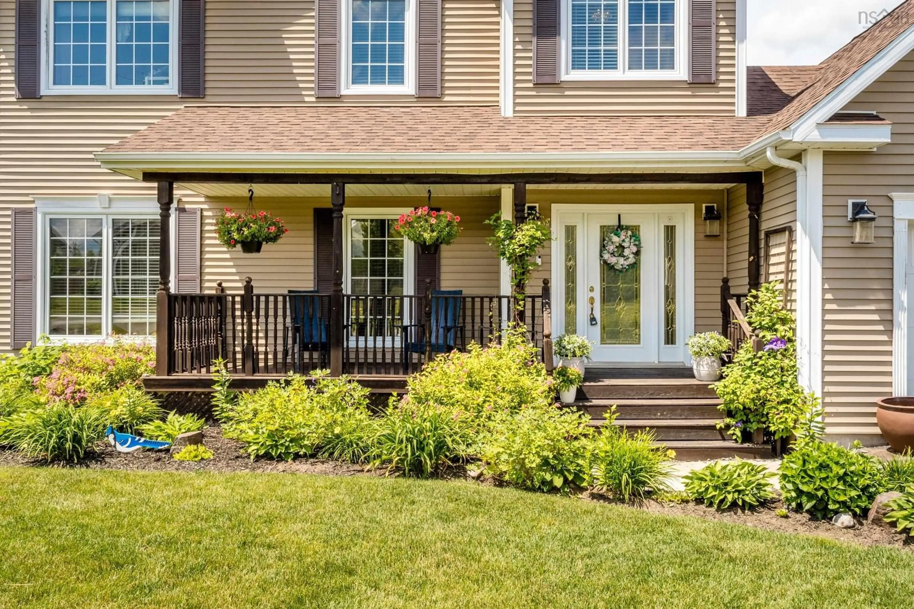 Home with vinyl exterior material, street for 81 Terra Nova Dr, Greenwood Nova Scotia B0P 1R0