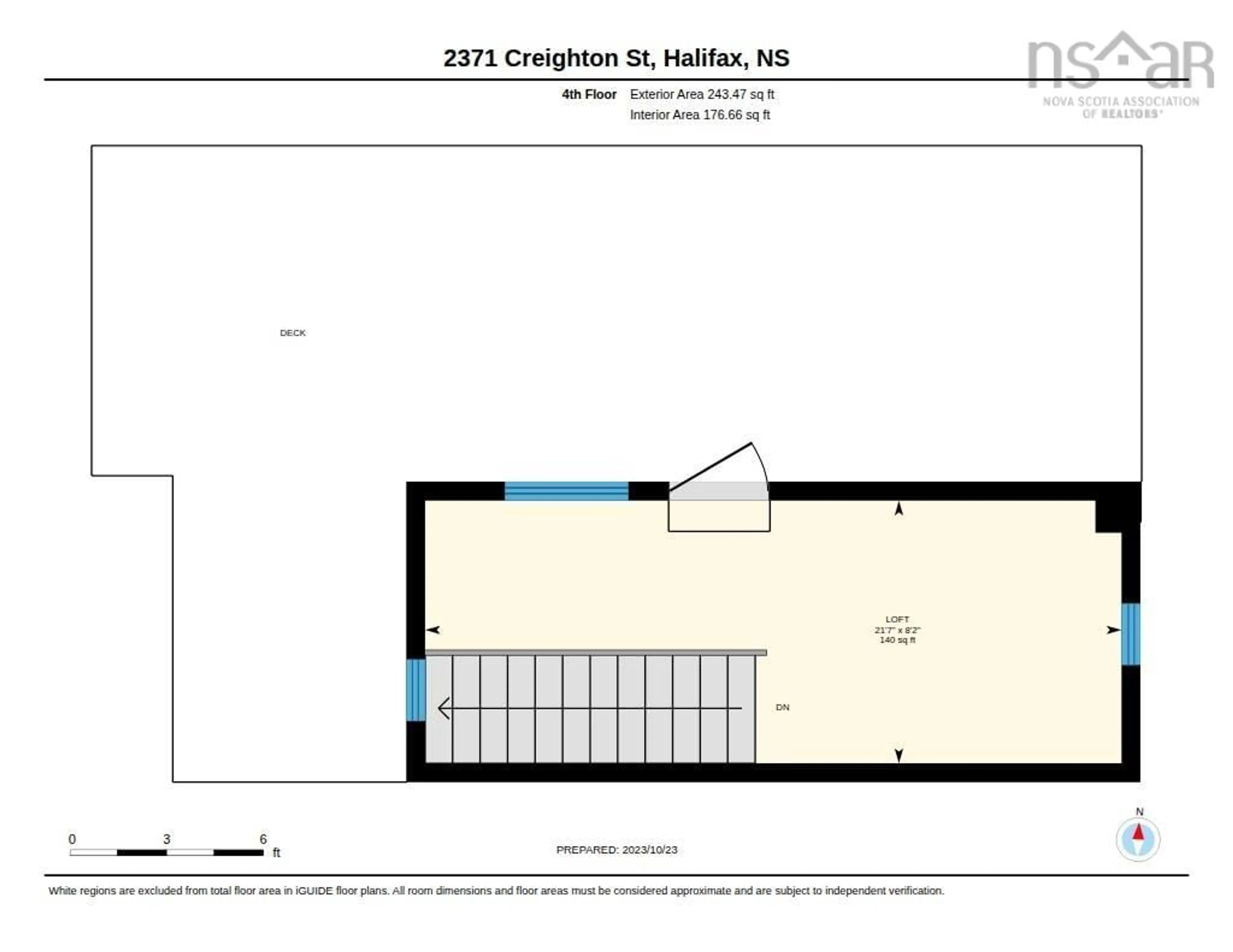 Floor plan for 2371 Creighton St, Halifax Nova Scotia B3K 3R8