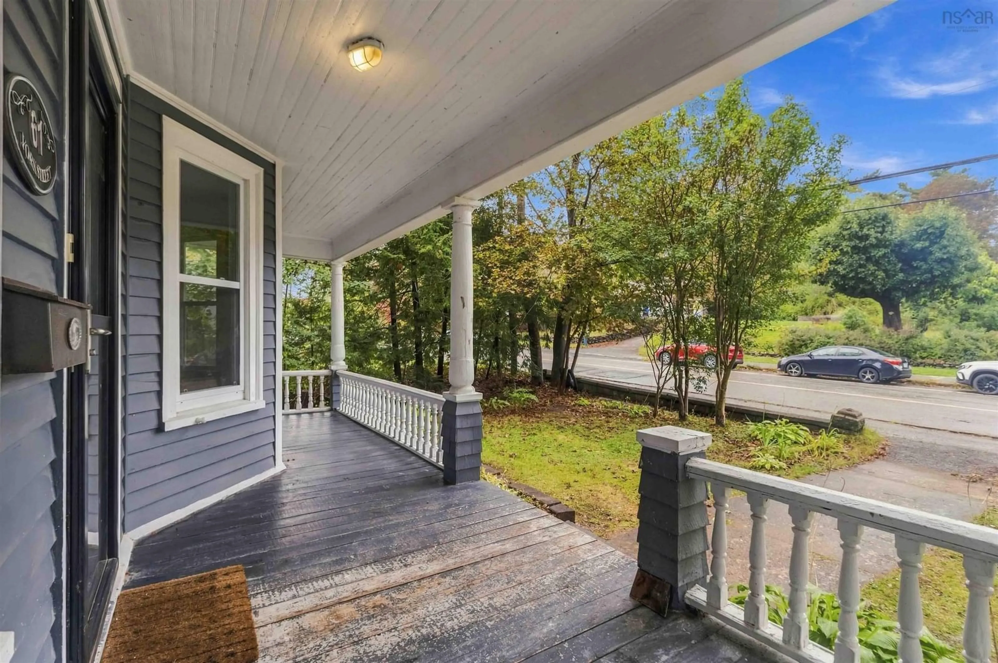 Patio, water/lake/river/ocean view for 61 York St, Bridgewater Nova Scotia B4V 1R1