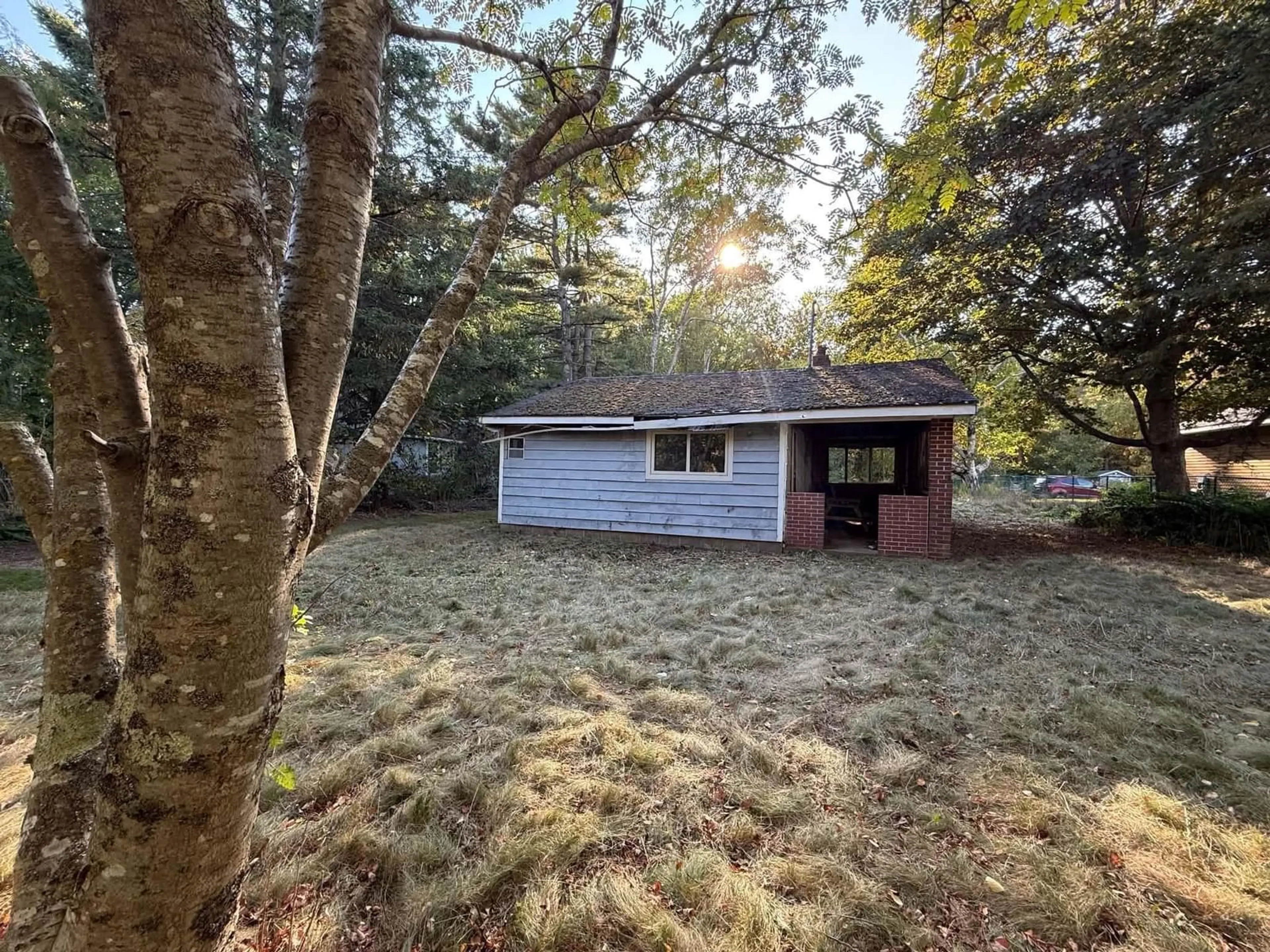 A pic from outside/outdoor area/front of a property/back of a property/a pic from drone, forest/trees view for 19 Bayview Rd. Rd, North Grand Pre Nova Scotia B0P 1M0