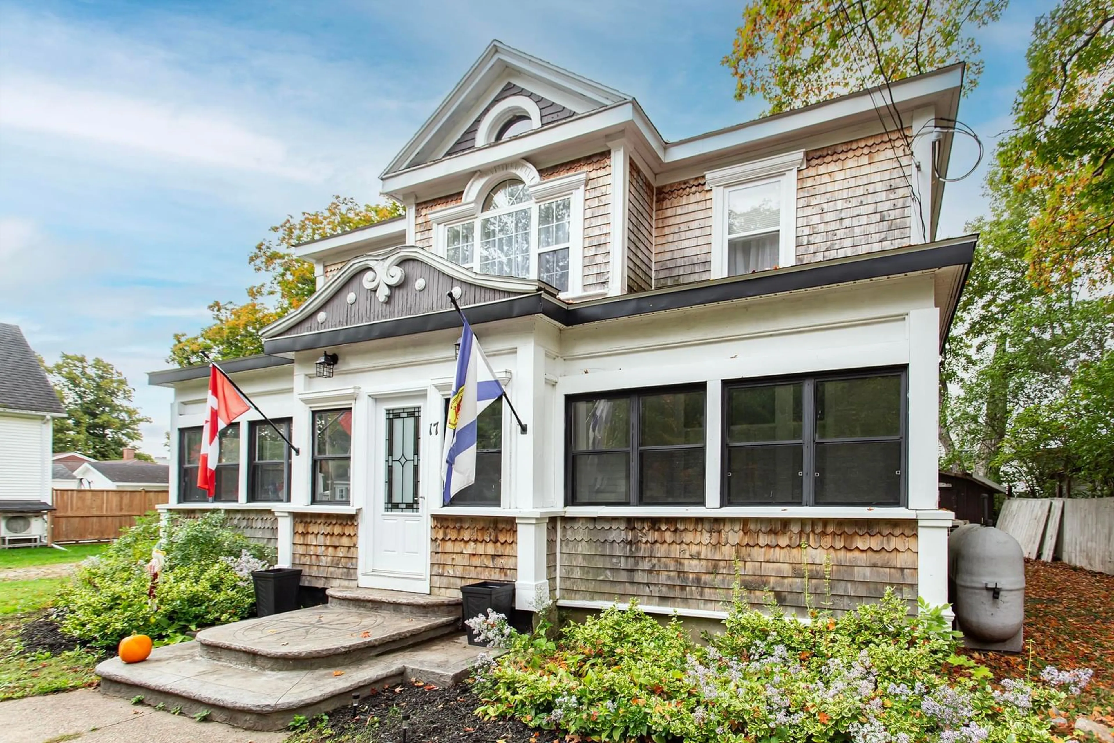 Home with brick exterior material, street for 17 Queen St, Middleton Nova Scotia B0S 1P0