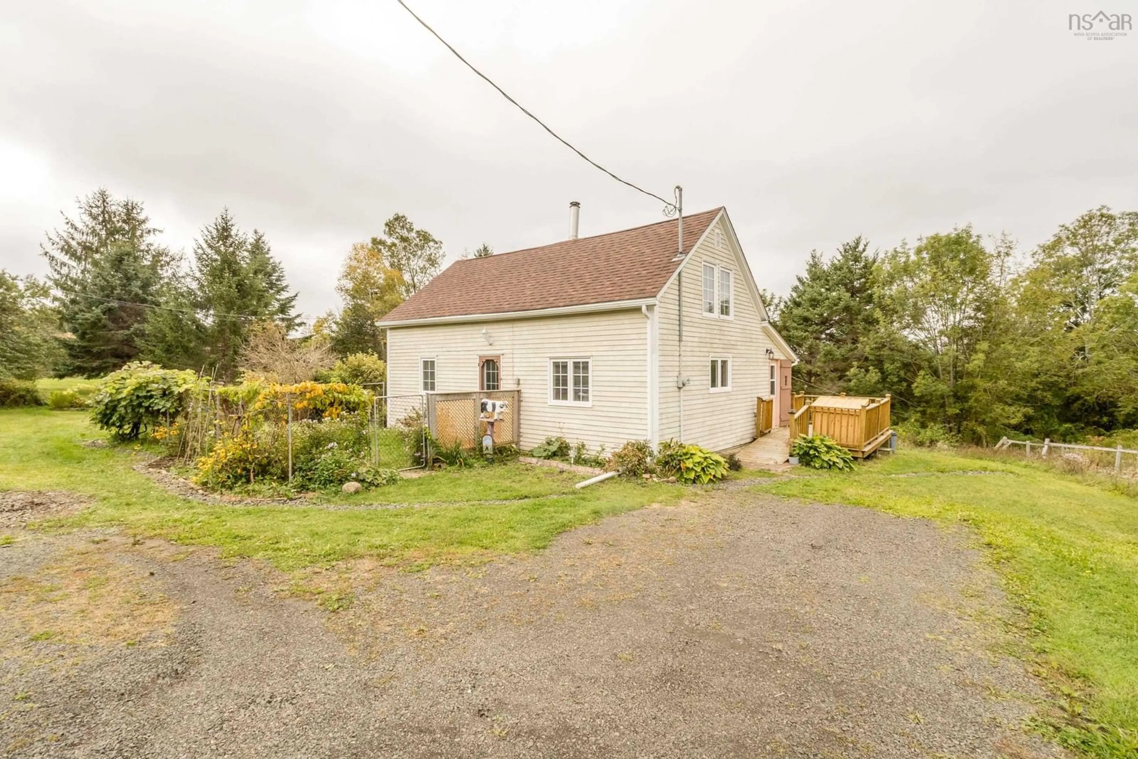 A pic from outside/outdoor area/front of a property/back of a property/a pic from drone, building for 309 Highway 201, Moschelle Nova Scotia B0S 1A0