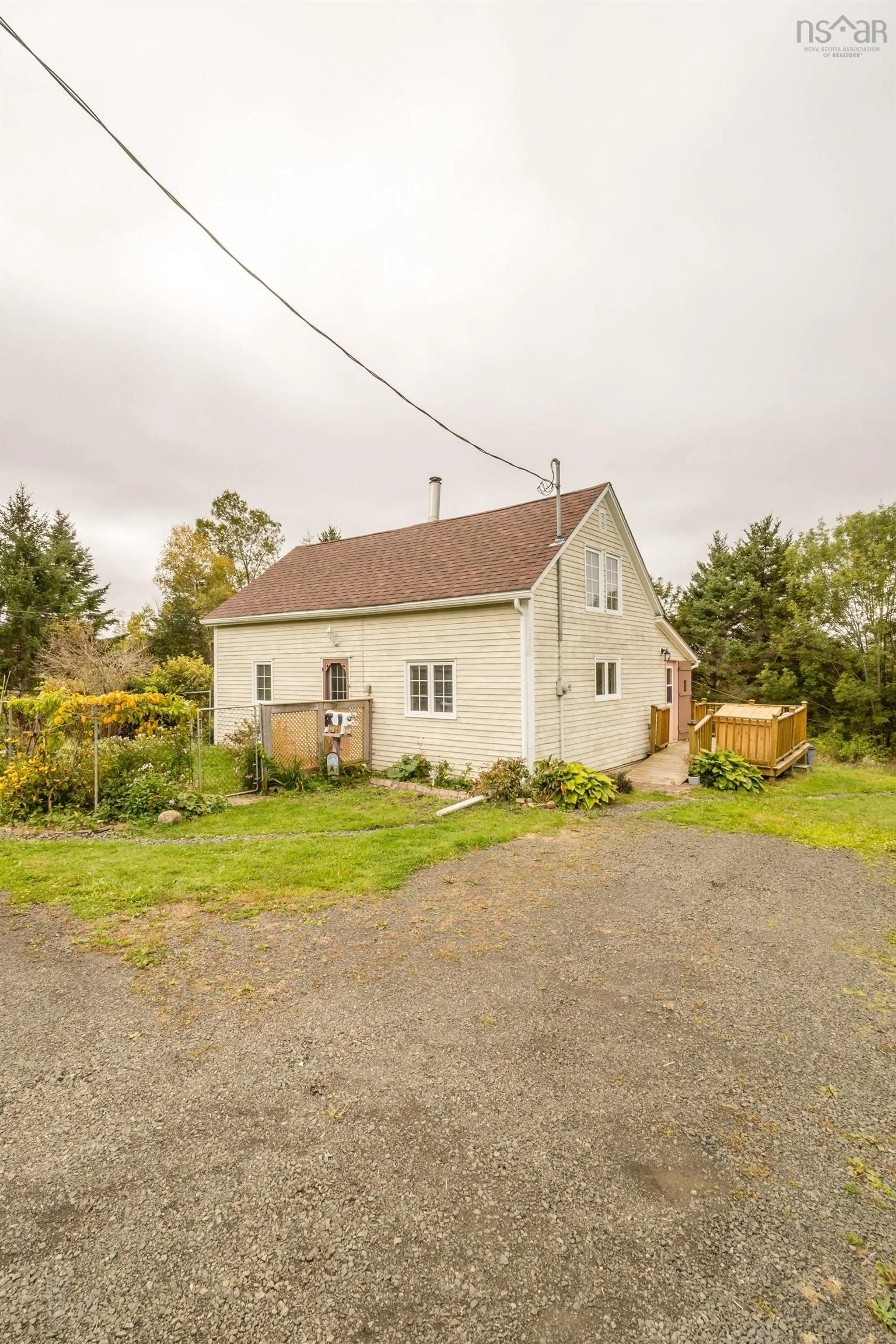 A pic from outside/outdoor area/front of a property/back of a property/a pic from drone, building for 309 Highway 201, Moschelle Nova Scotia B0S 1A0