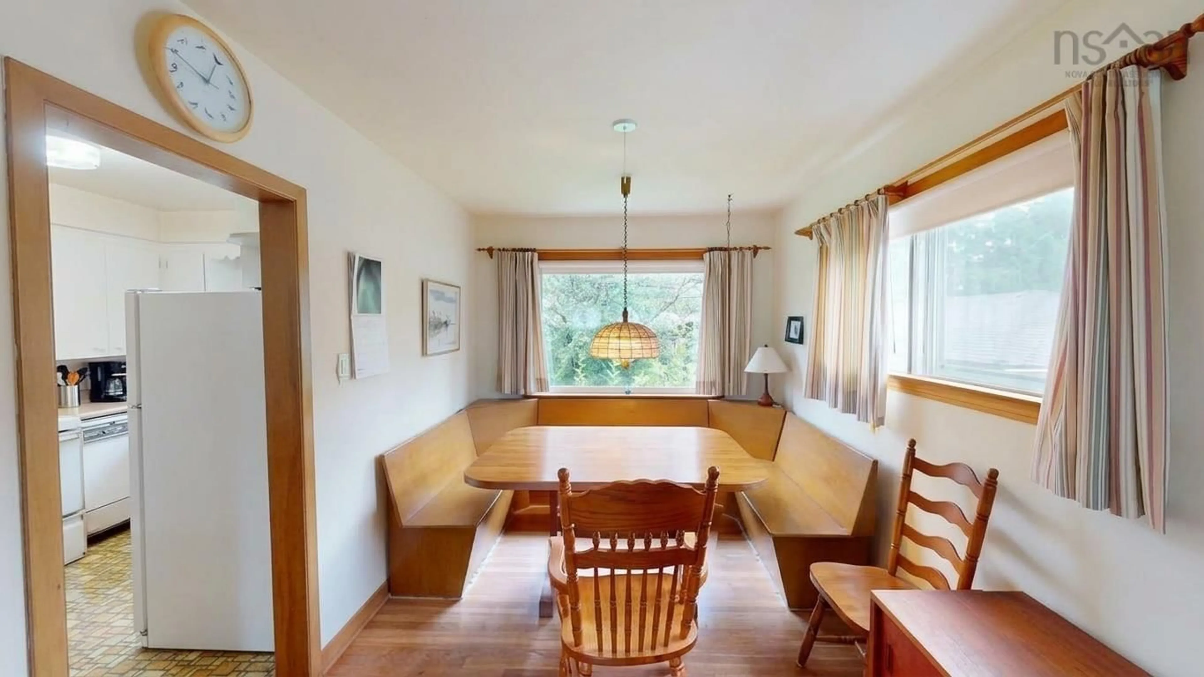 Dining room, wood/laminate floor for 33 Anderson Street, Dartmouth Nova Scotia B2W 2T7