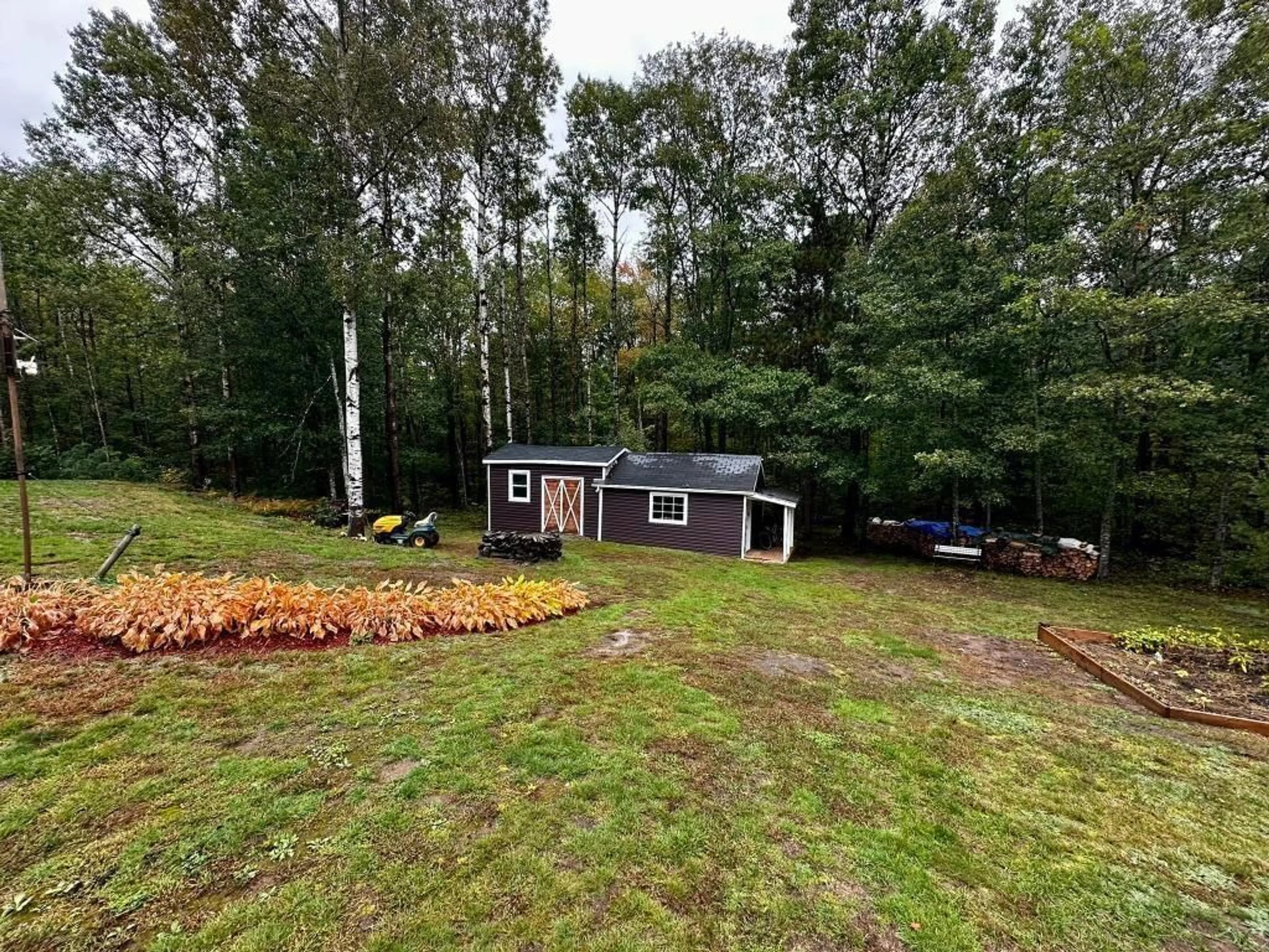 A pic from outside/outdoor area/front of a property/back of a property/a pic from drone, forest/trees view for 255 Dorey Rd, Auburn Nova Scotia B0P 1A0