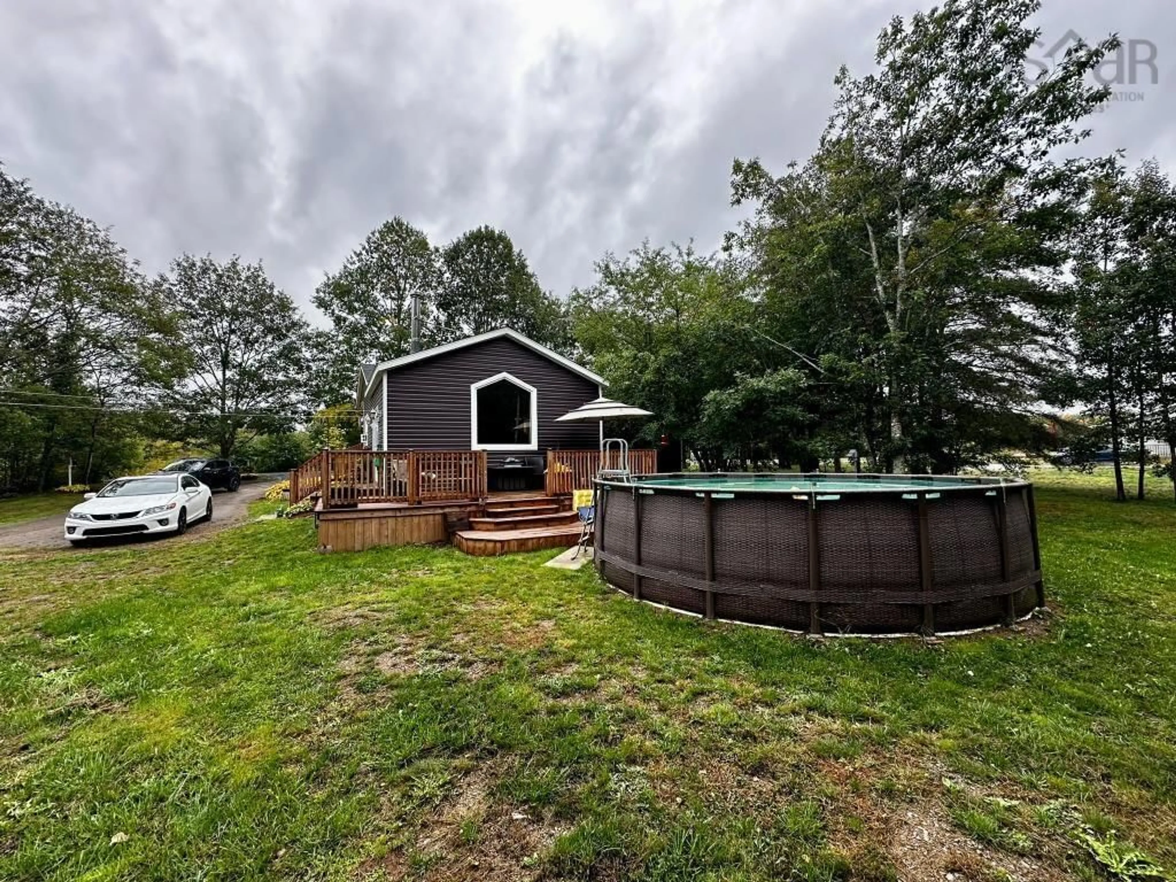 A pic from outside/outdoor area/front of a property/back of a property/a pic from drone, water/lake/river/ocean view for 255 Dorey Rd, Auburn Nova Scotia B0P 1A0