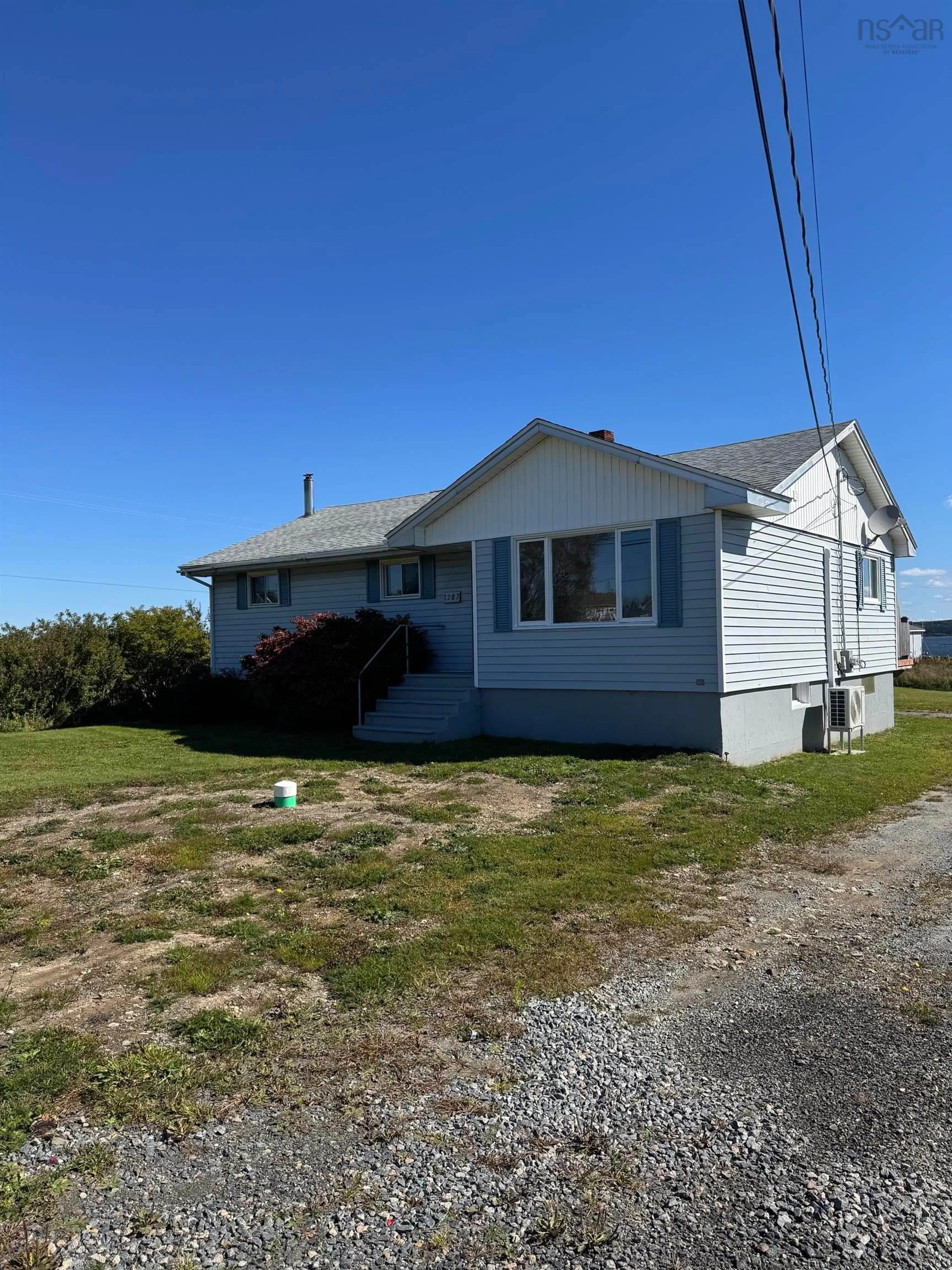 A pic from outside/outdoor area/front of a property/back of a property/a pic from drone, unknown for 1287 Highway 335, Middle West Pubnico Nova Scotia B0W 3S0