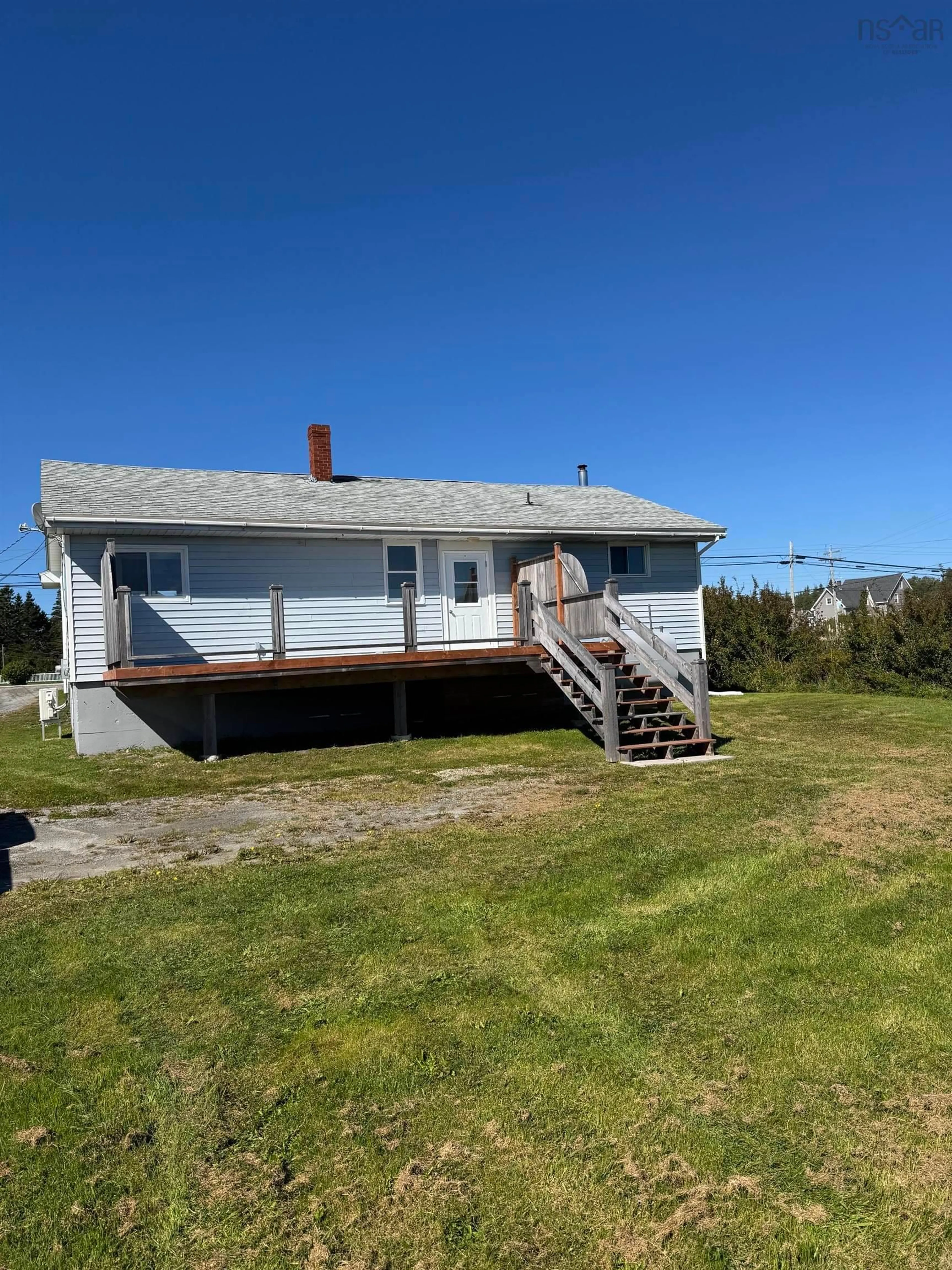 A pic from outside/outdoor area/front of a property/back of a property/a pic from drone, building for 1287 Highway 335, Middle West Pubnico Nova Scotia B0W 3S0