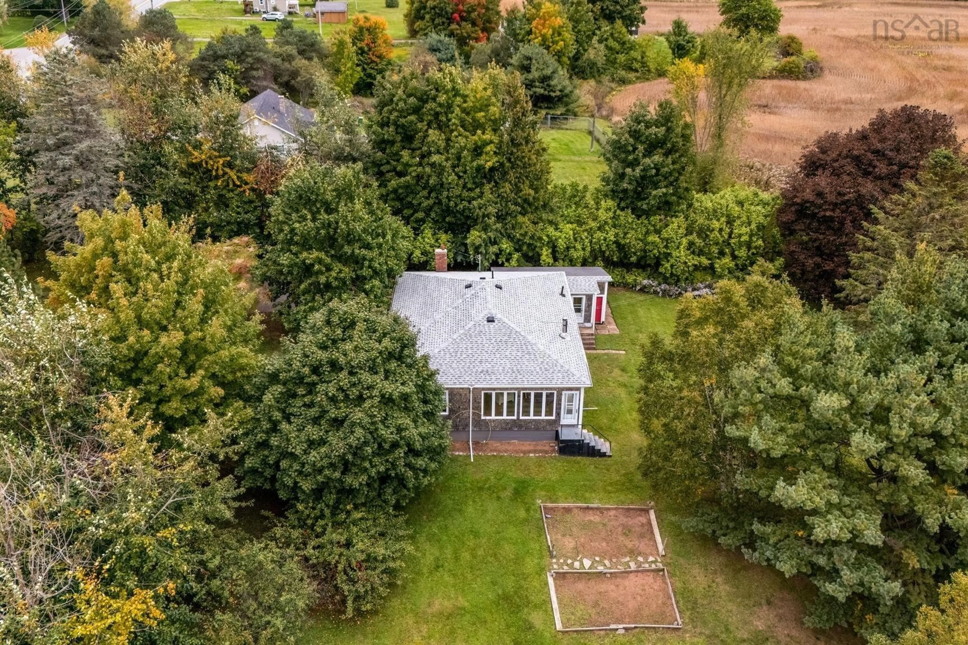 A pic from outside/outdoor area/front of a property/back of a property/a pic from drone, unknown for 788 Highway 341, Upper Dyke Nova Scotia B0P 1J0