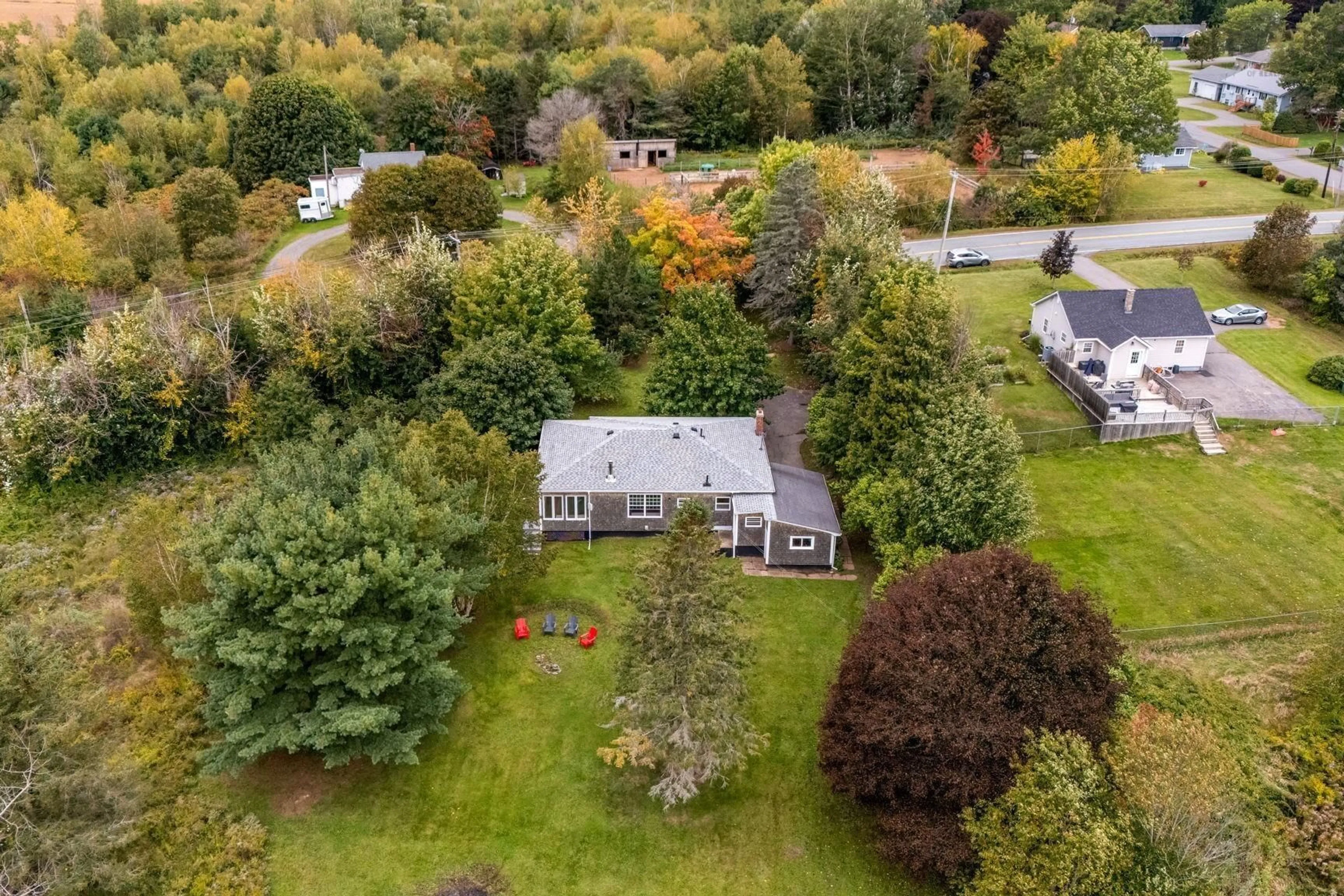 A pic from outside/outdoor area/front of a property/back of a property/a pic from drone, unknown for 788 Highway 341, Upper Dyke Nova Scotia B0P 1J0