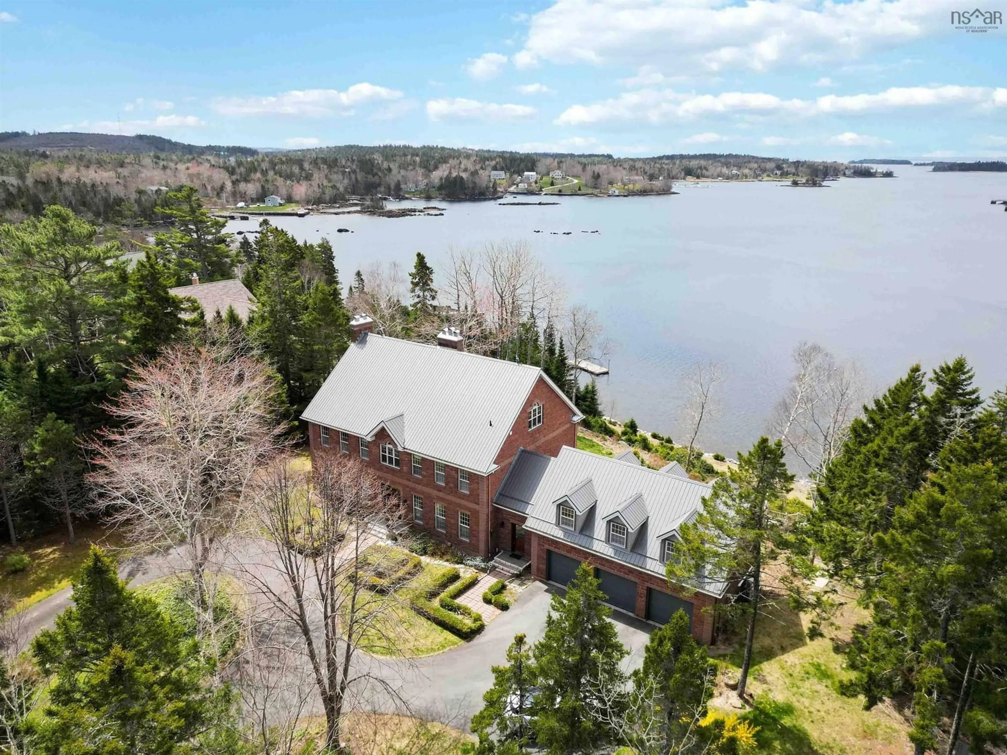 A pic from outside/outdoor area/front of a property/back of a property/a pic from drone, water/lake/river/ocean view for 13 Shepherds Lane, Tantallon Nova Scotia B3Z 2K7