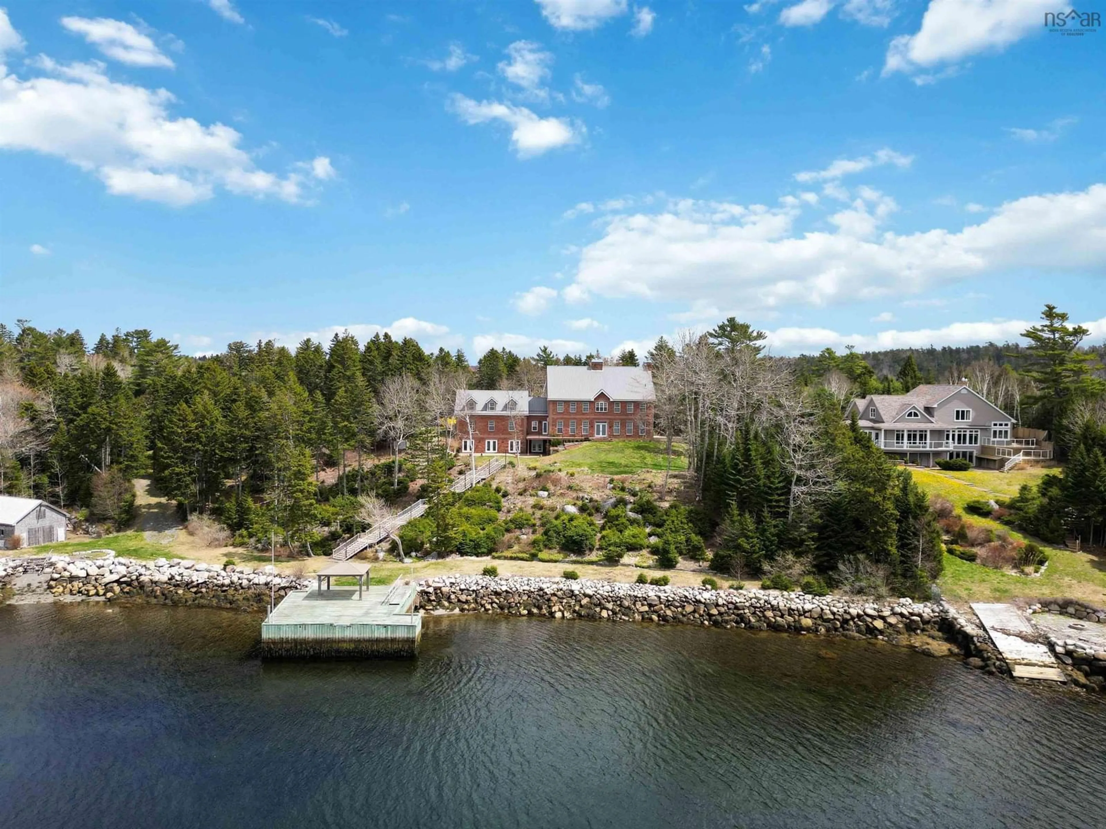 A pic from outside/outdoor area/front of a property/back of a property/a pic from drone, water/lake/river/ocean view for 13 Shepherds Lane, Tantallon Nova Scotia B3Z 2K7