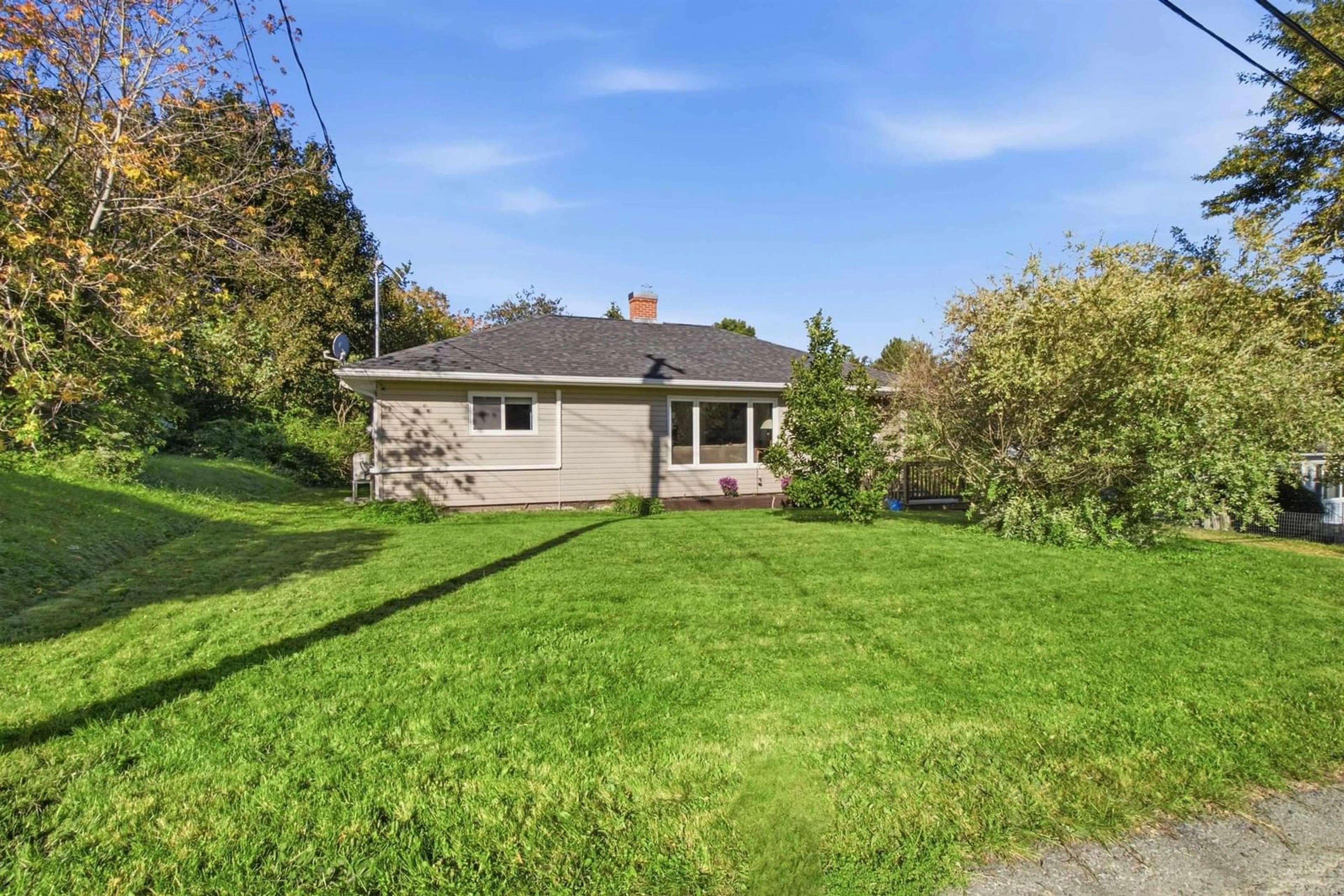 A pic from outside/outdoor area/front of a property/back of a property/a pic from drone, street for 122 Campbell Avenue, Windsor Nova Scotia B0N 2T0