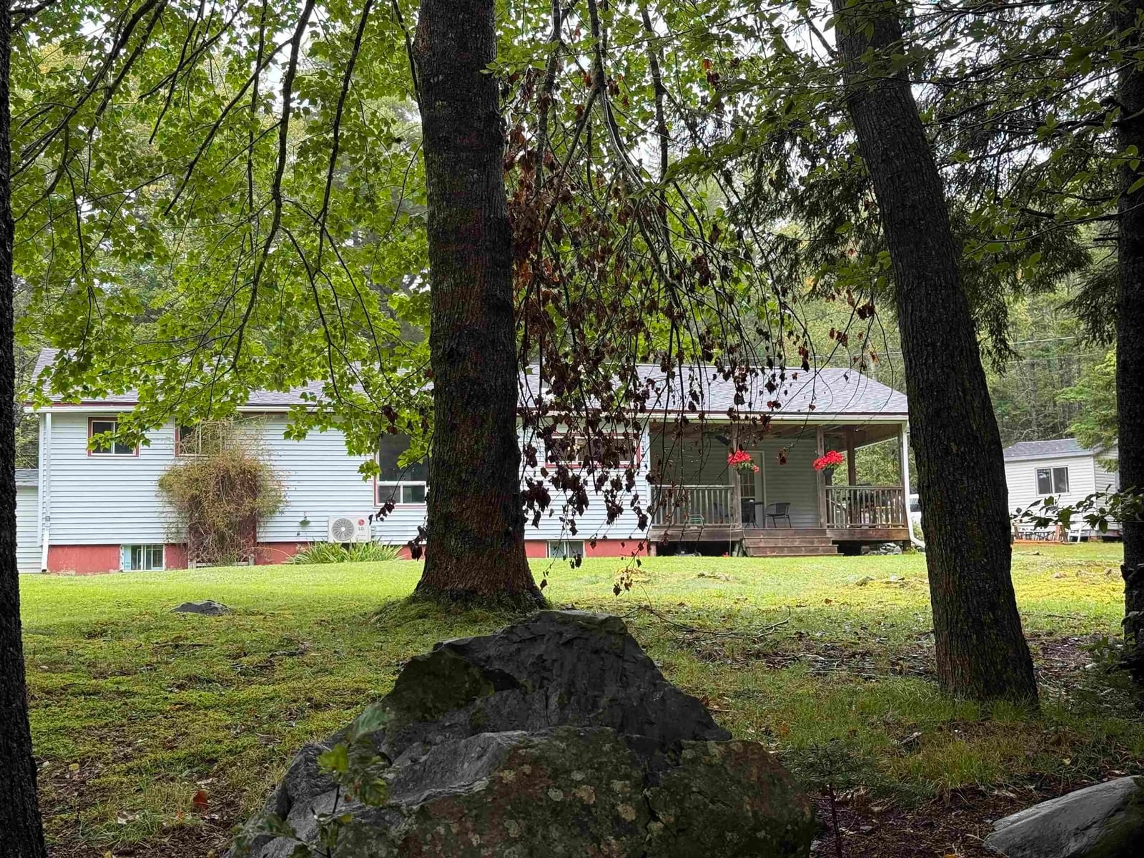 Patio, forest/trees view for 2050 Camperdown Rd, Lapland Nova Scotia B4V 7S6