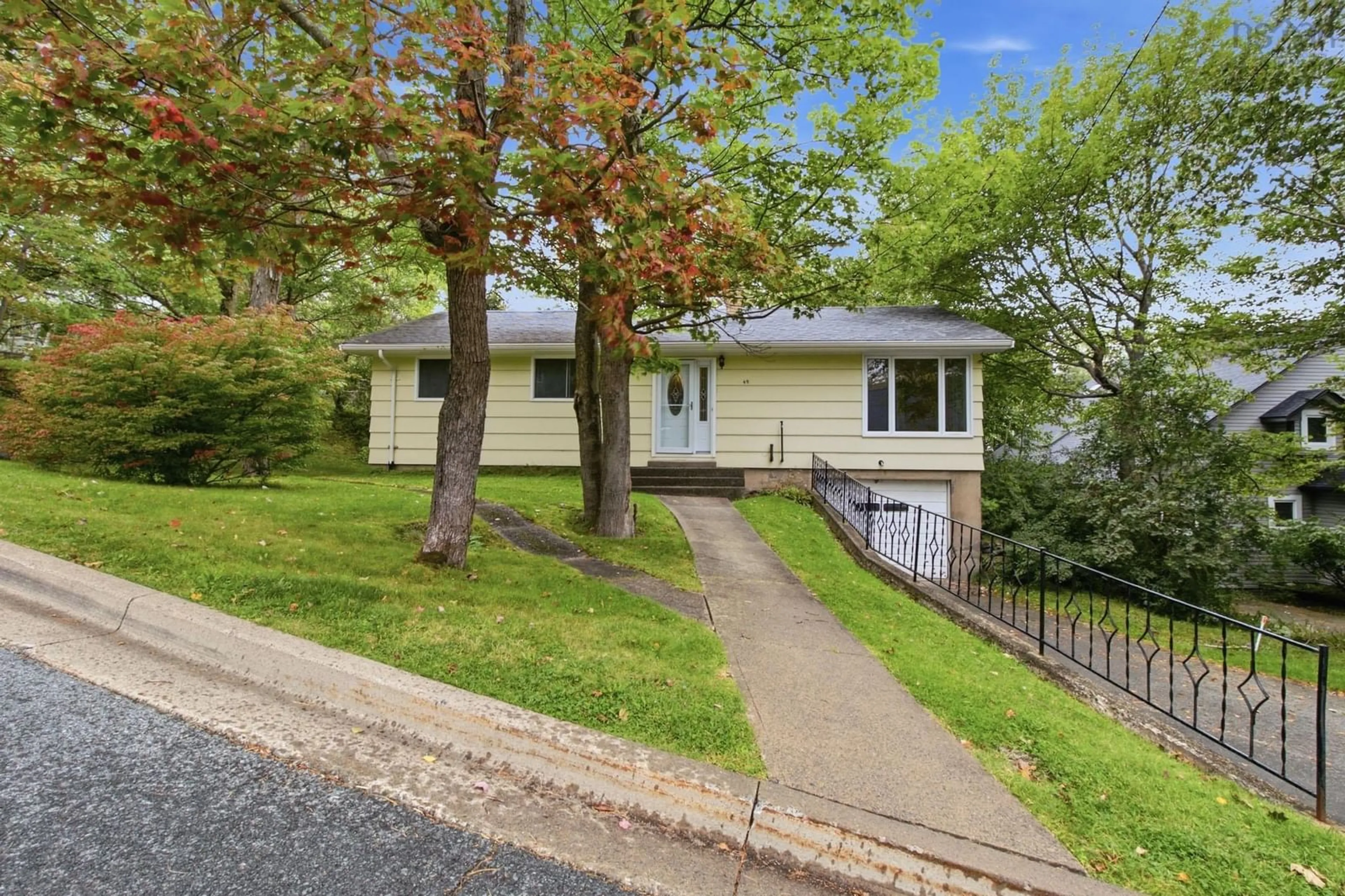 Home with vinyl exterior material, street for 49 Tremont Dr, Rockingham Nova Scotia B3M 1X8