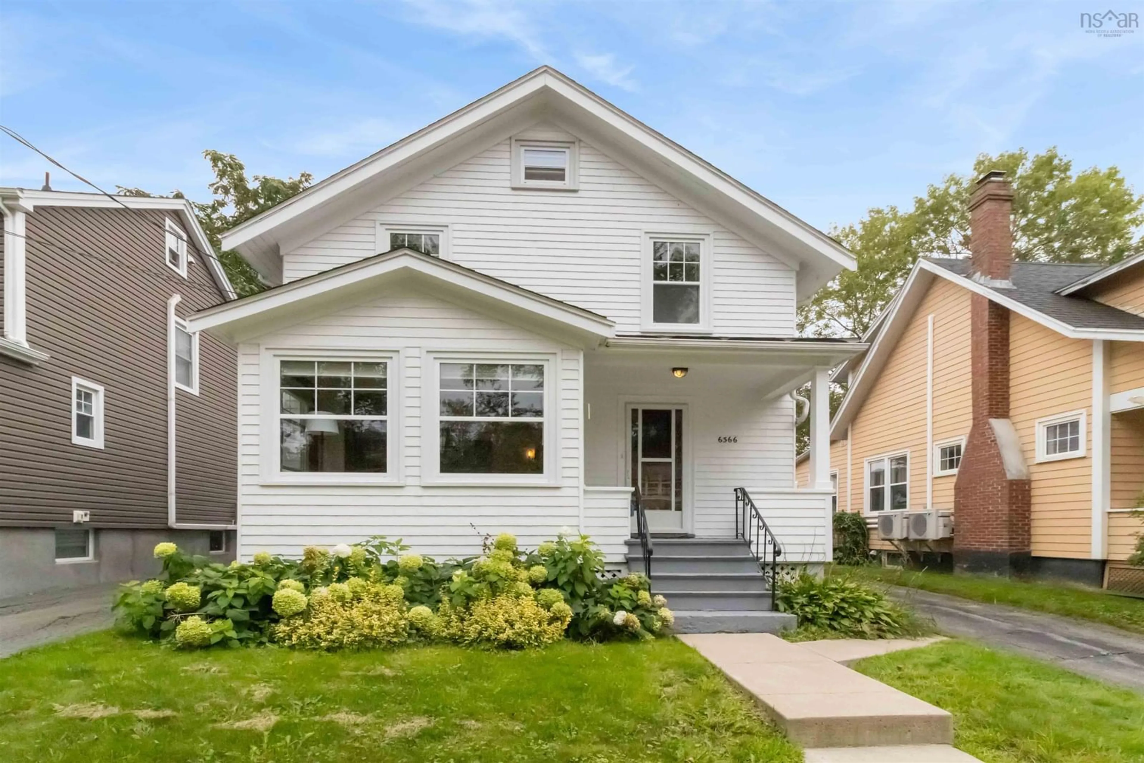Home with vinyl exterior material, street for 6366 Berlin St, Halifax Peninsula Nova Scotia B3L 1T5