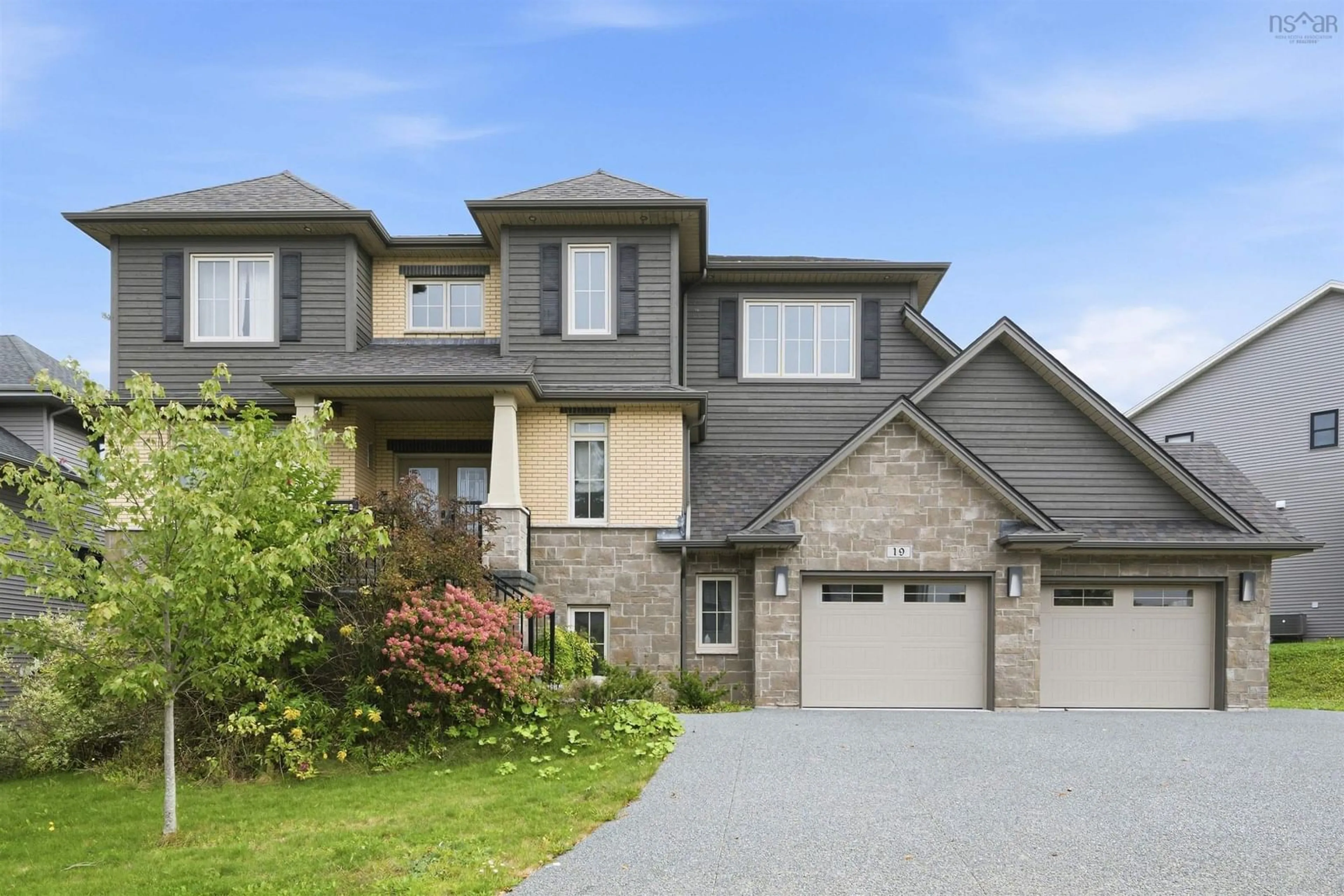 Home with brick exterior material, street for 19 Weybridge Lane, Bedford Nova Scotia B4B 0R9