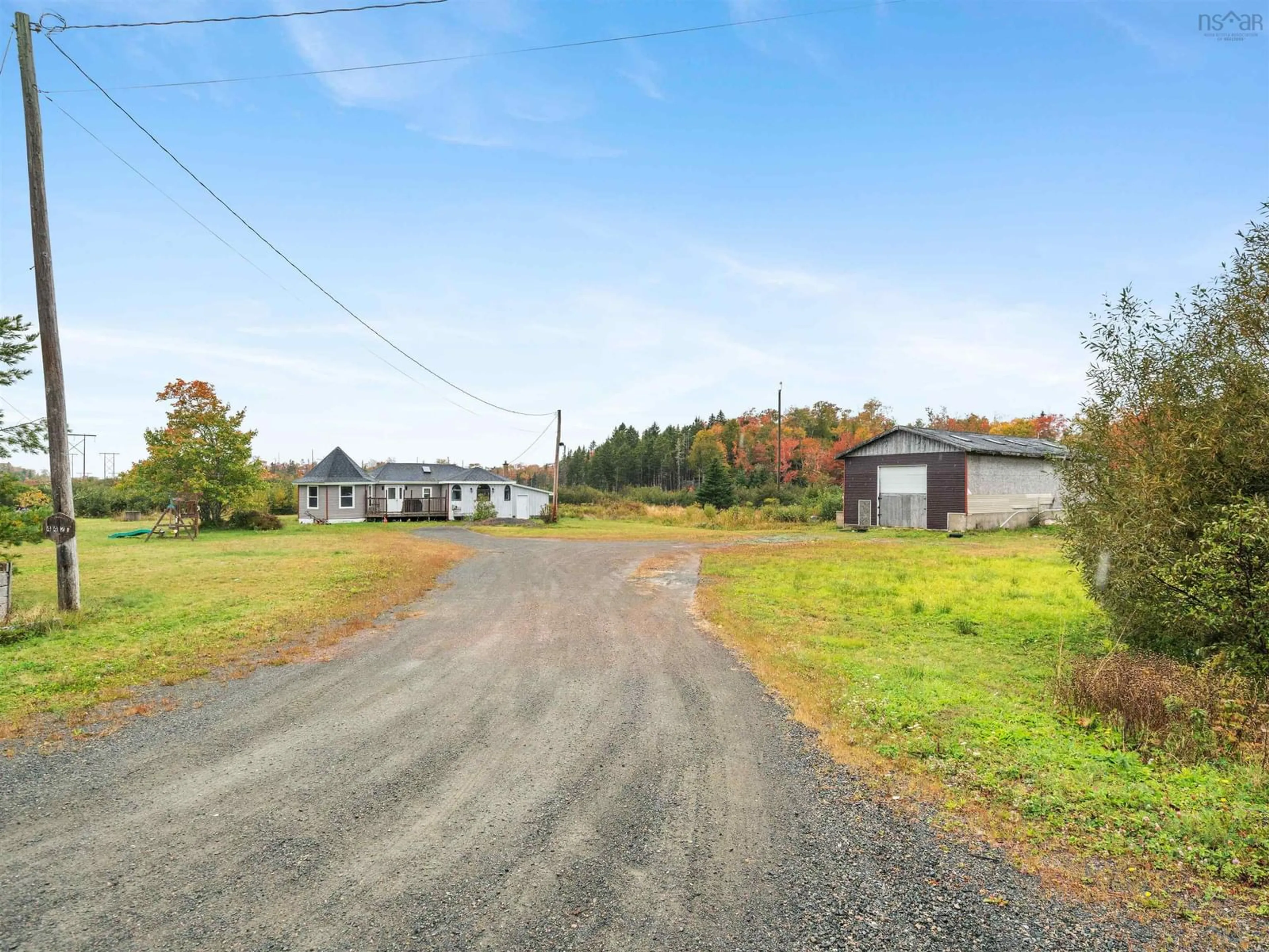 A pic from outside/outdoor area/front of a property/back of a property/a pic from drone, street for 4427 Pictou Rd, Kemptown Nova Scotia B2N 5B1