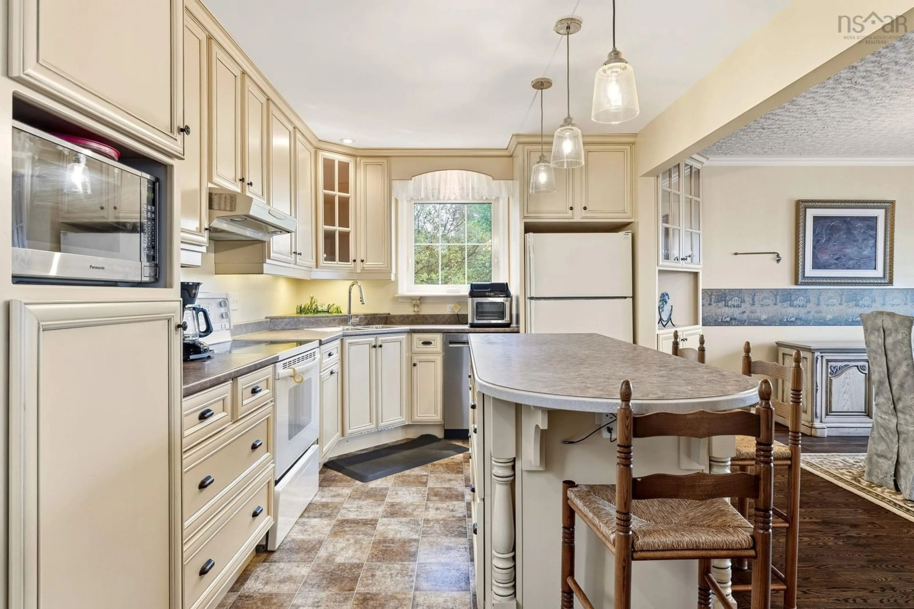 Open concept kitchen, ceramic/tile floor for 114 Regal Rd, Dartmouth Nova Scotia B2W 4H8