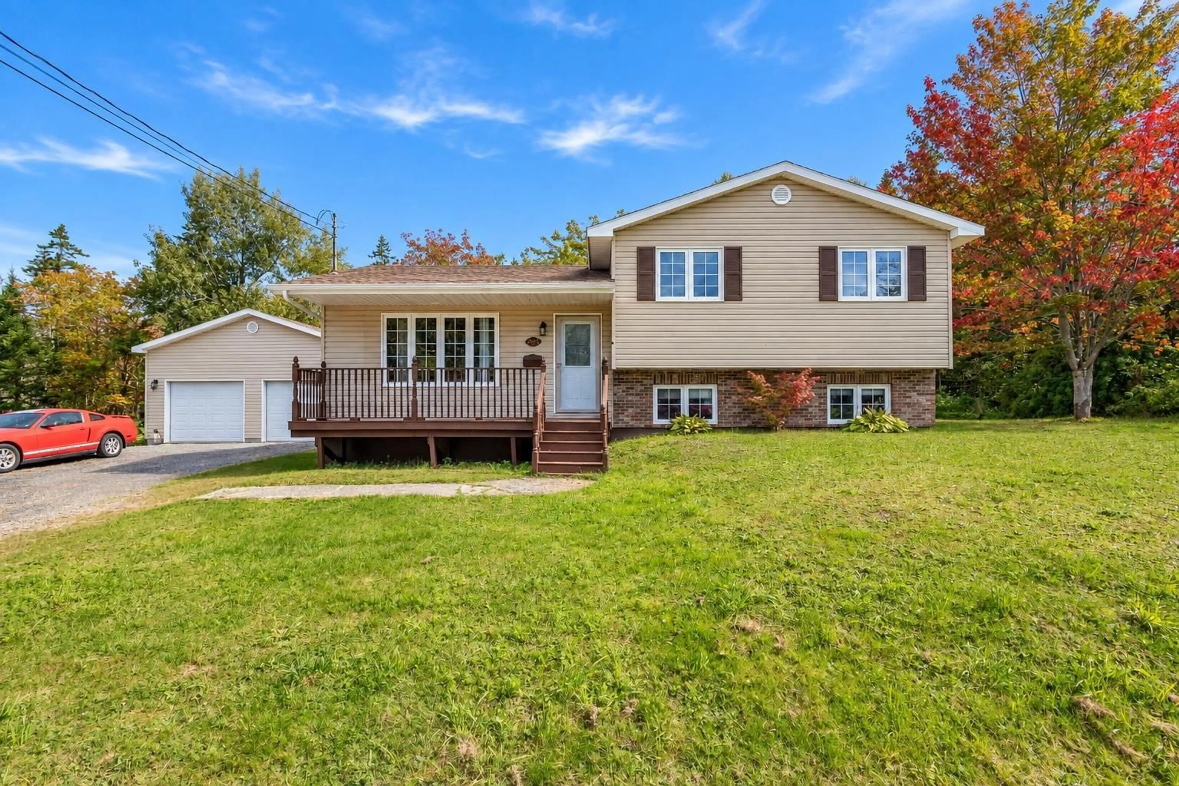 Home with vinyl exterior material, street for 255 Weidner Dr, Prime Brook Nova Scotia B1S 1V4