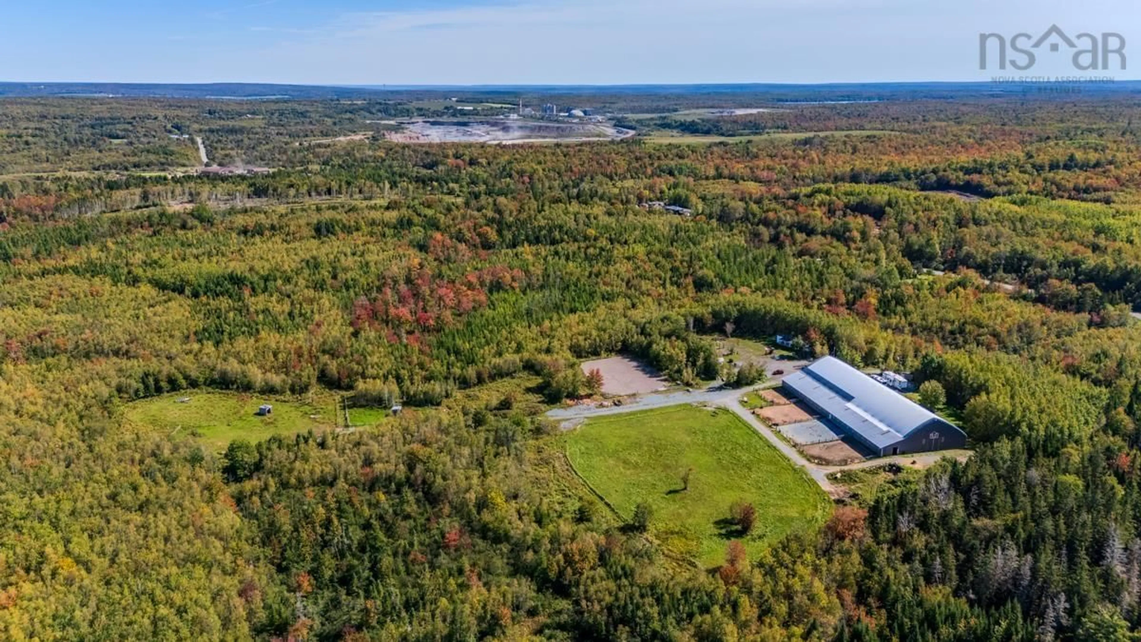 A pic from outside/outdoor area/front of a property/back of a property/a pic from drone, unknown for 1554 Pleasant Valley Rd, Green Creek Nova Scotia B0N 1C0