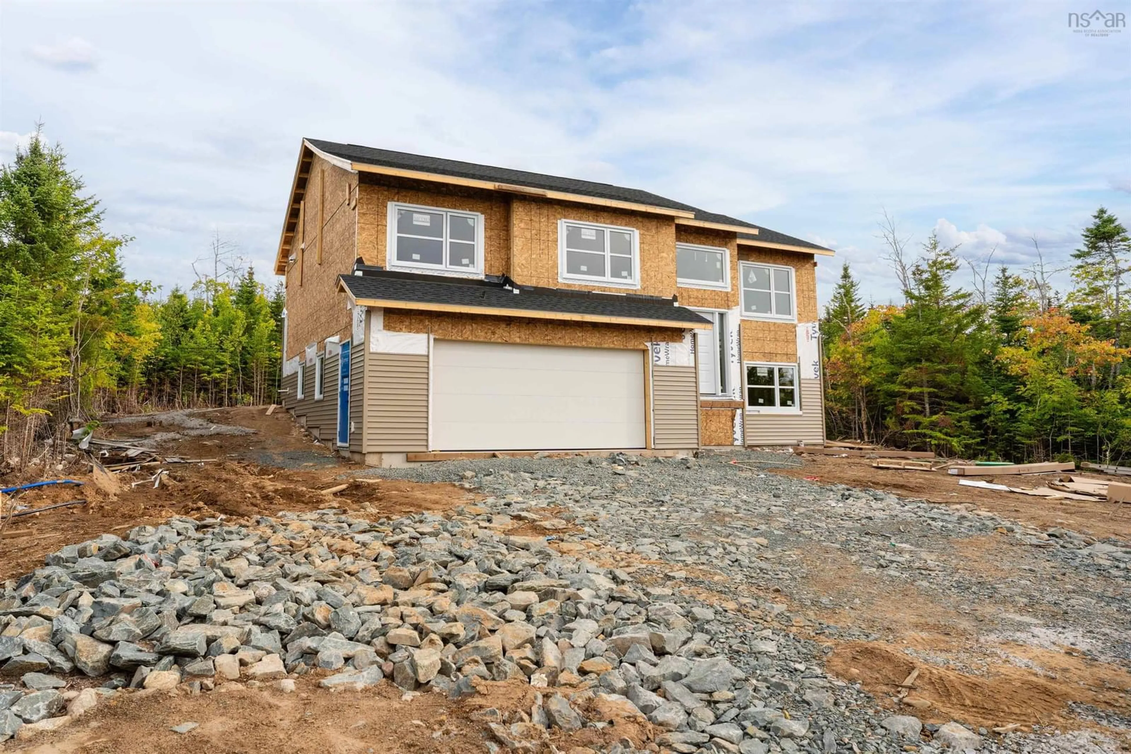 Home with vinyl exterior material, street for Powers Rd #Lot 40, Whites Lake Nova Scotia B3T 1W5