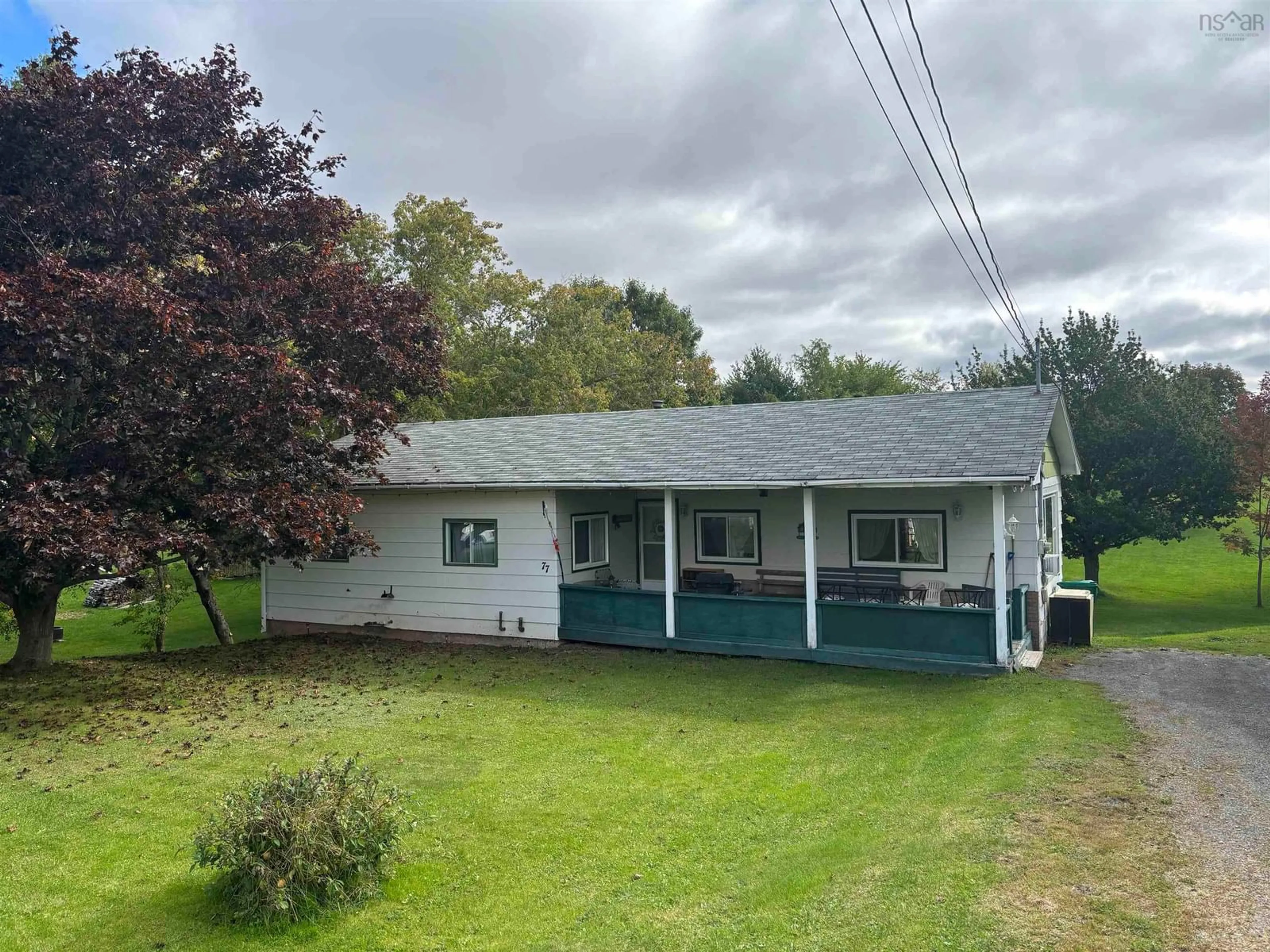 A pic from outside/outdoor area/front of a property/back of a property/a pic from drone, unknown for 77 Gabriel Rd, Falmouth Nova Scotia B0P 1L0