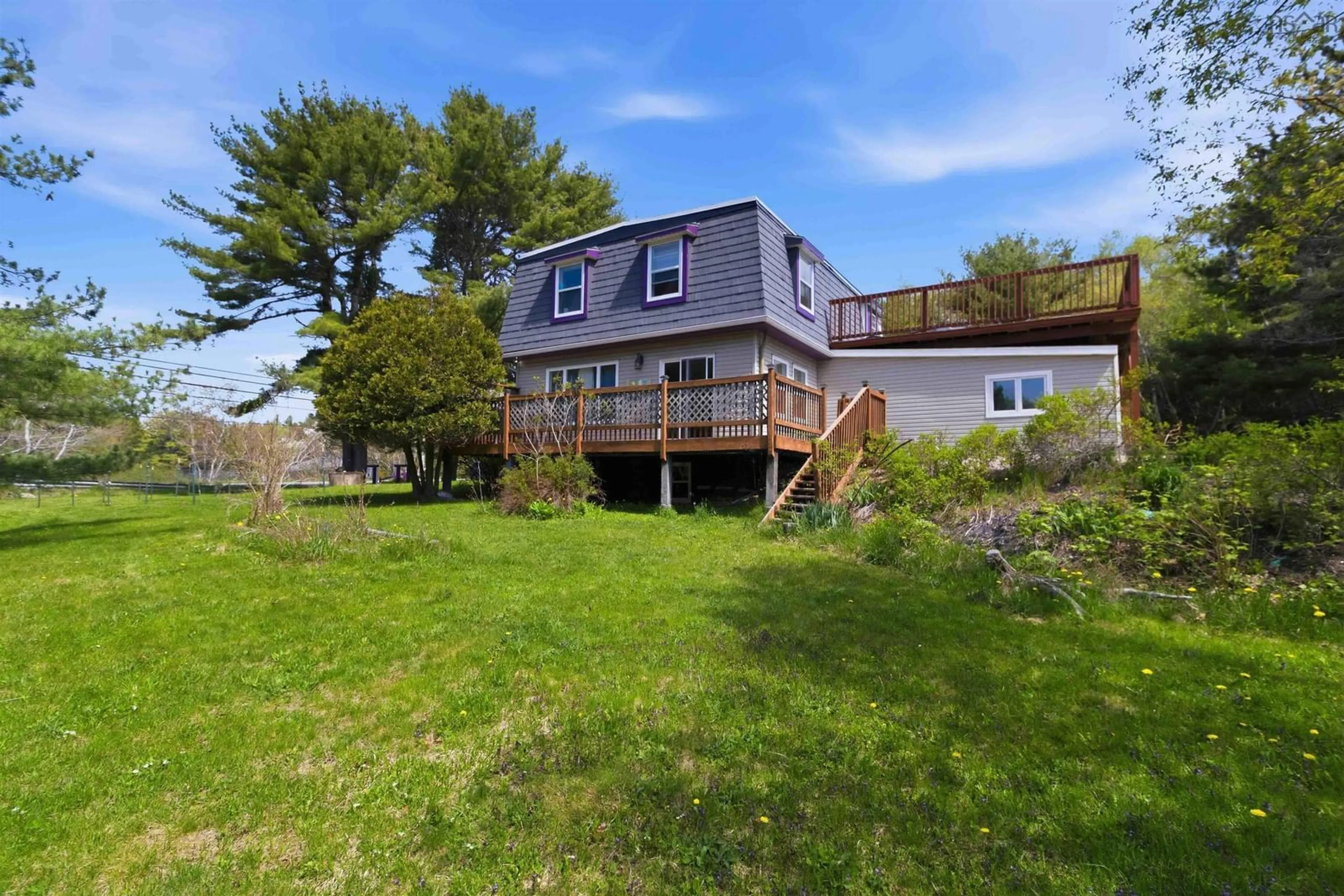 A pic from outside/outdoor area/front of a property/back of a property/a pic from drone, water/lake/river/ocean view for 6689 3 Hwy, Western Shore Nova Scotia B0J 3M0