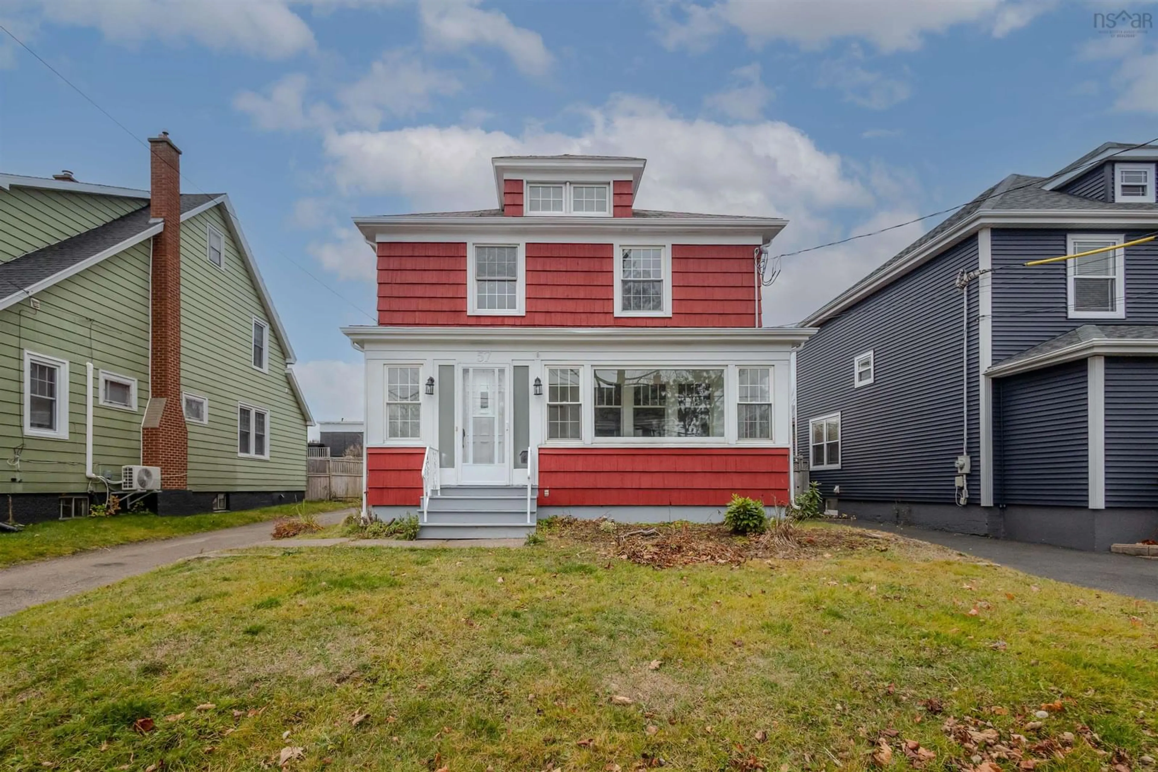 Home with vinyl exterior material, street for 57 Catherine St, Glace Bay Nova Scotia B1A 2J8