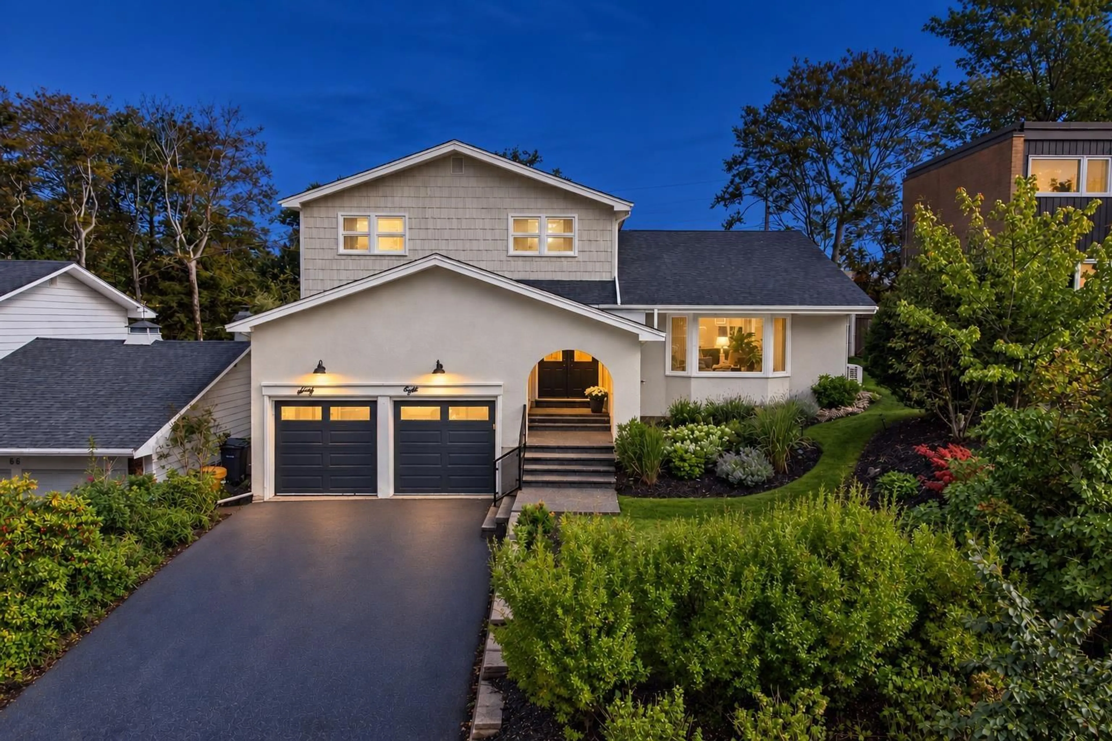 Home with vinyl exterior material, street for 68 Bayview Rd, Halifax Nova Scotia B3M 1N9